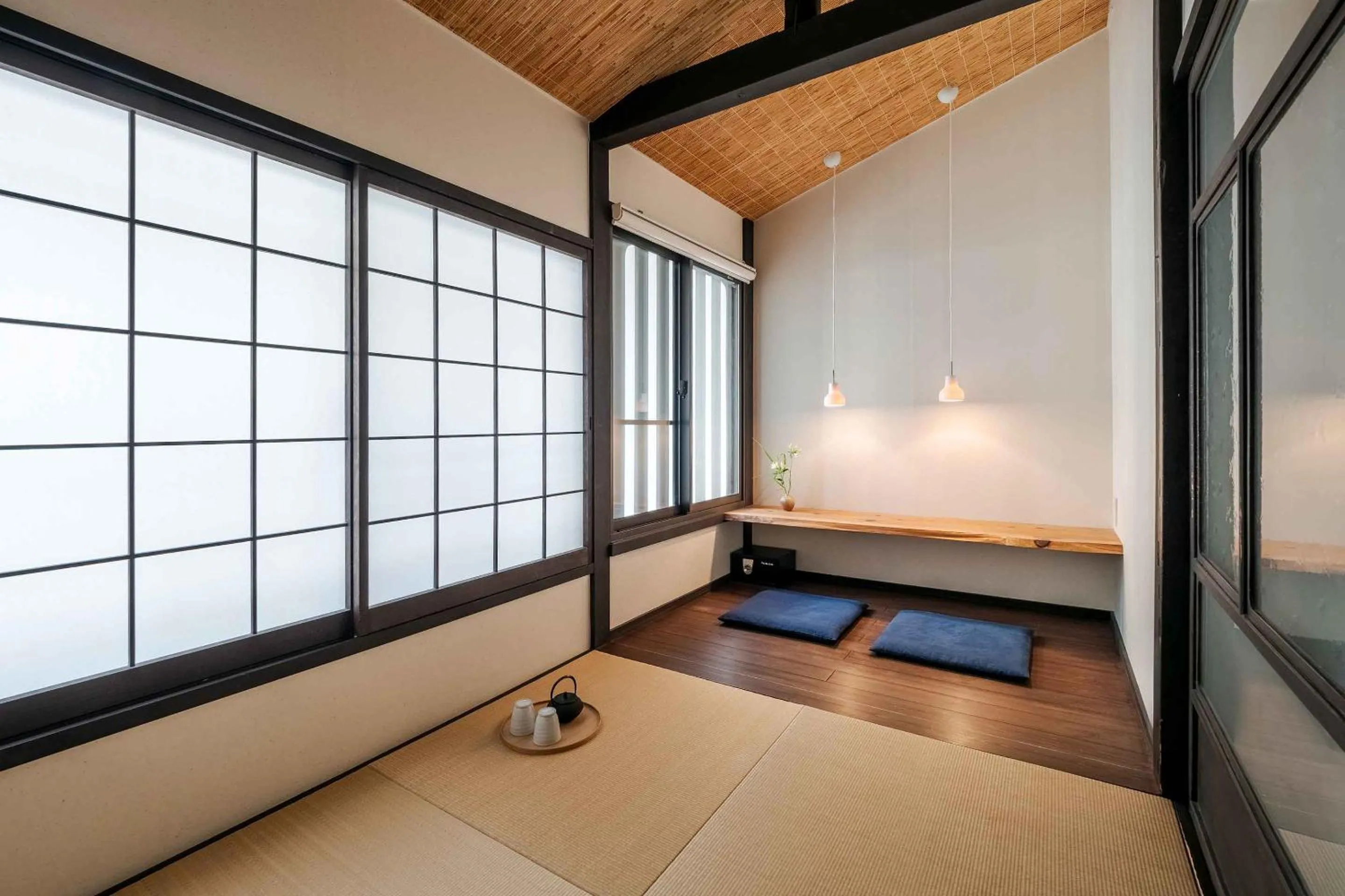 Bedroom, Bed in Anzu an Machiya House