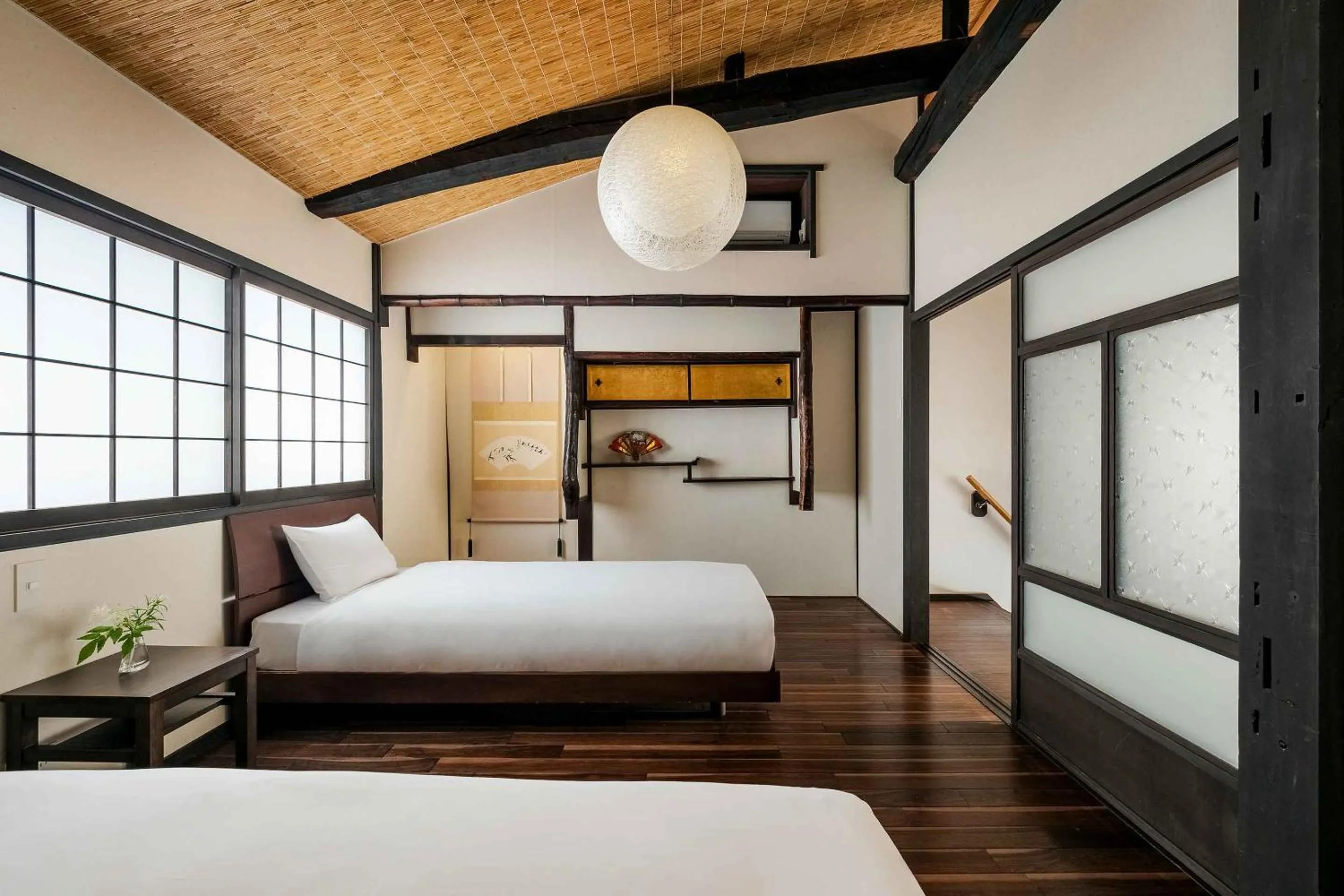 Bedroom, Bed in Anzu an Machiya House