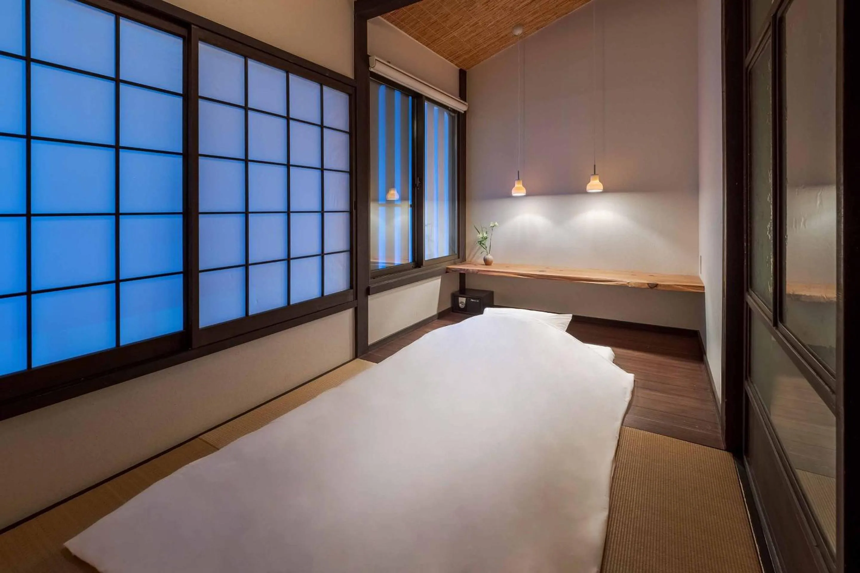 Bedroom, Bed in Anzu an Machiya House