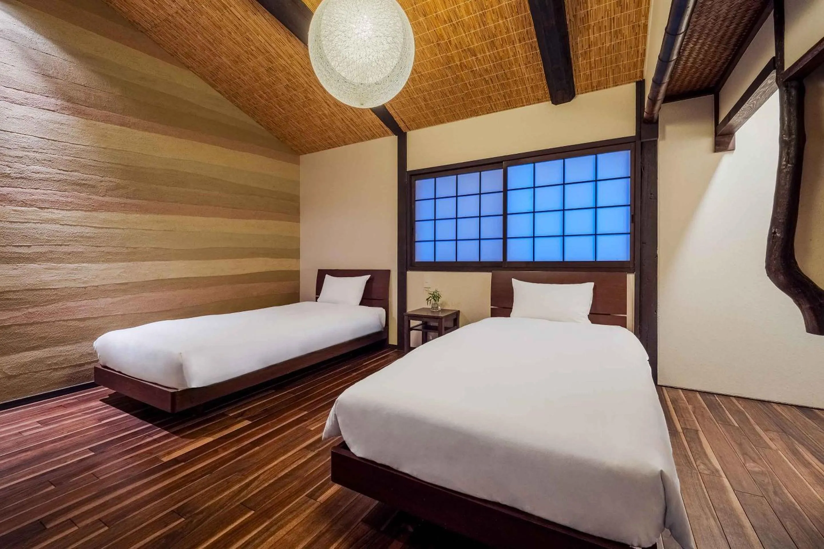 Bedroom, Bed in Anzu an Machiya House