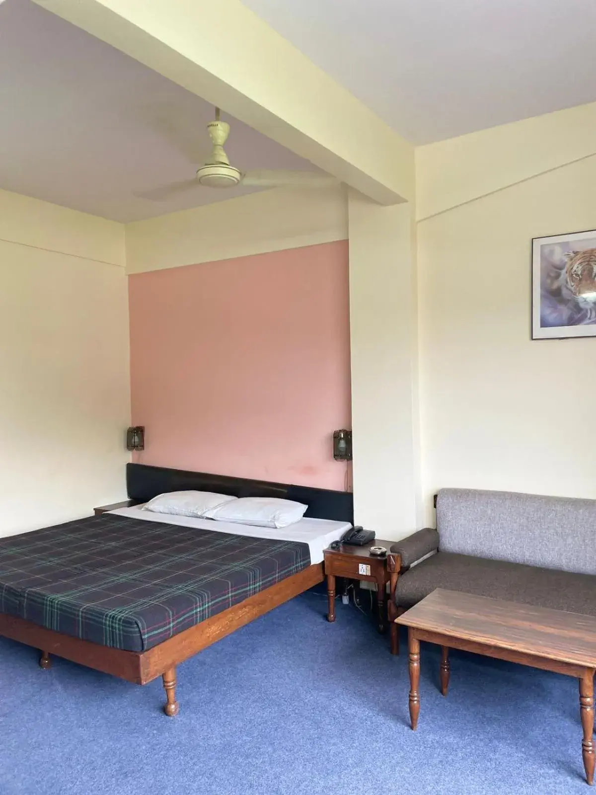 Bed in Gautam Hotel Bed in Gautam Hotel