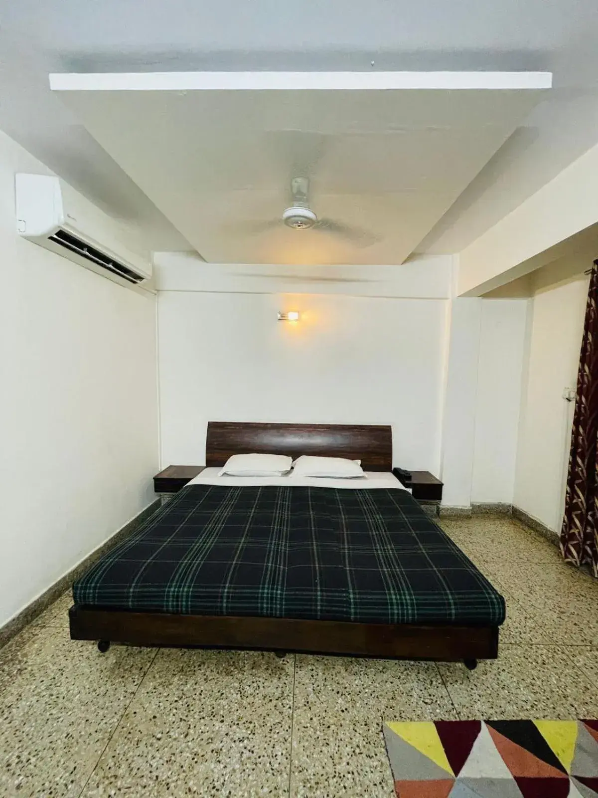 Bed in Gautam Hotel Bed in Gautam Hotel