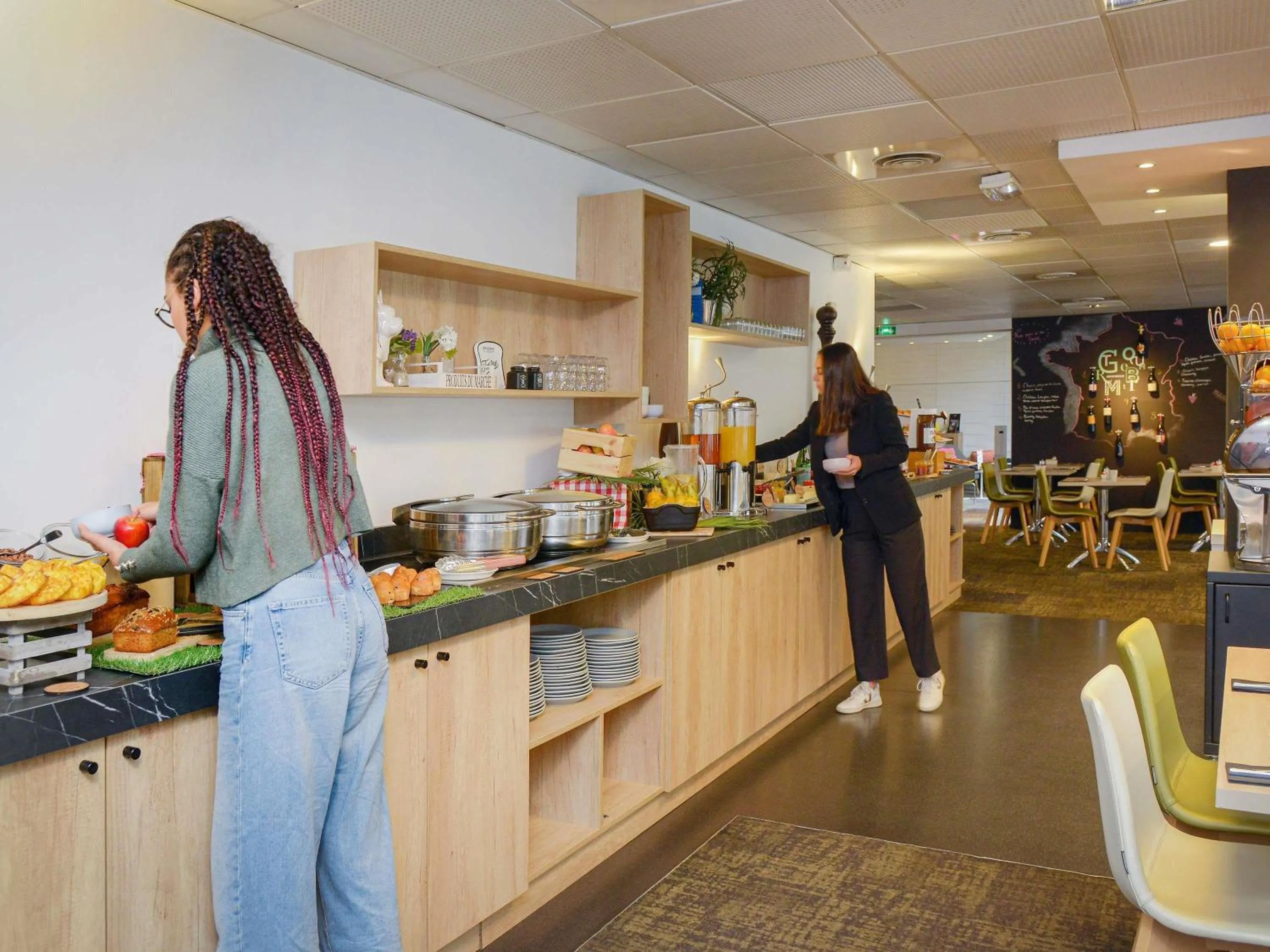 Breakfast in Novotel Toulouse Purpan Aéroport