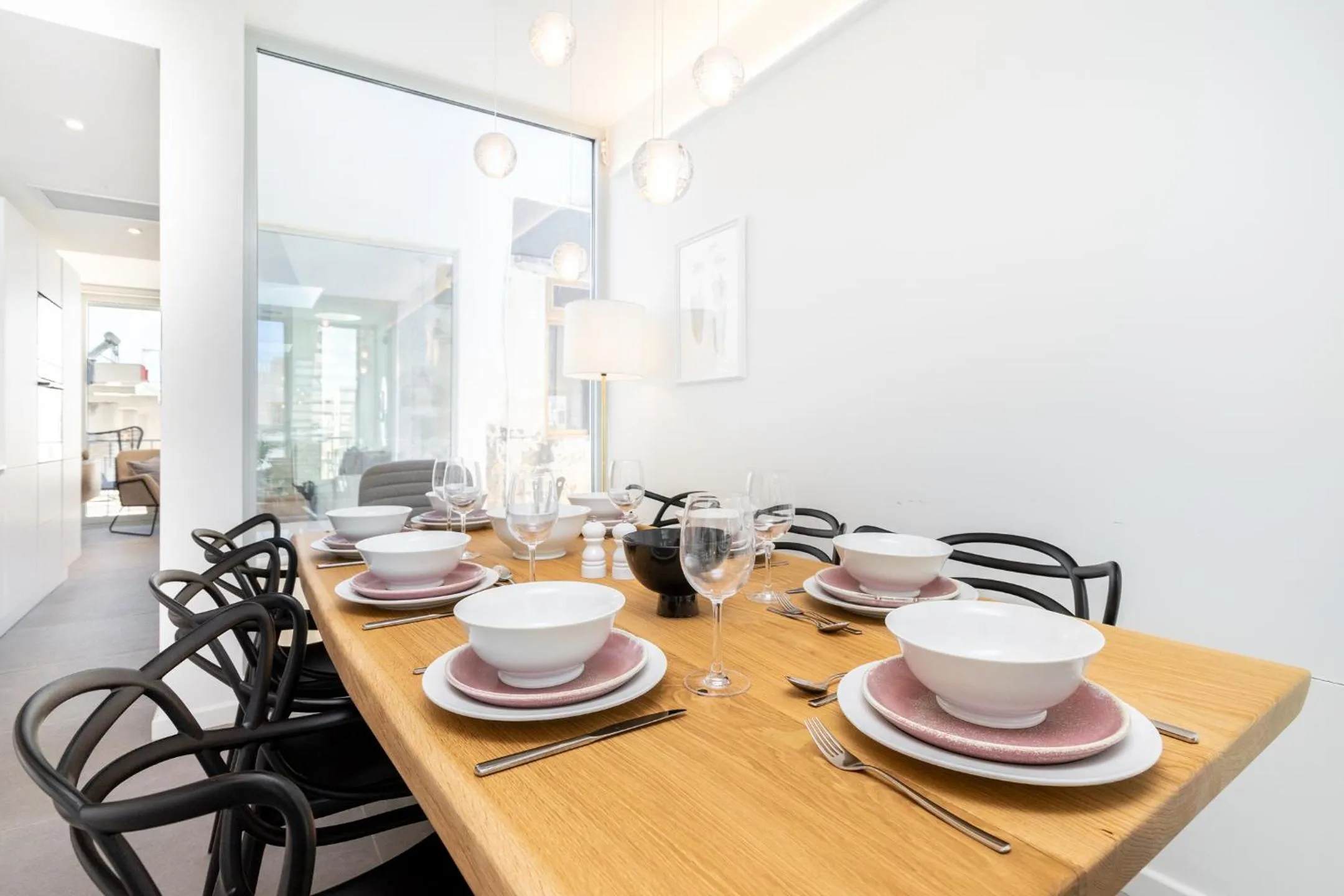 Dining area in Amazing Art Deco Villa 150m to sea with Daily Housekeeping