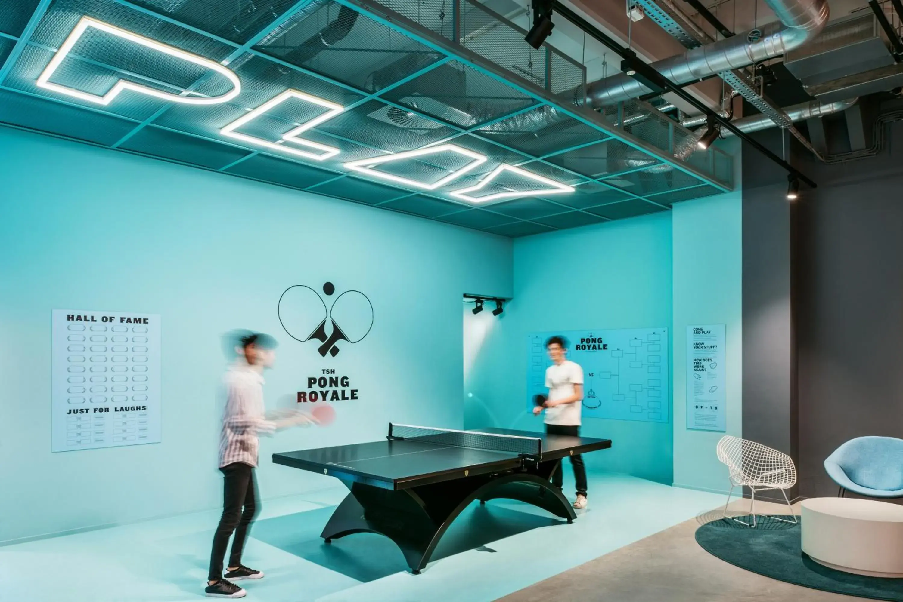 Game Room in The Social Hub Rotterdam Game Room in The Social Hub Rotterdam