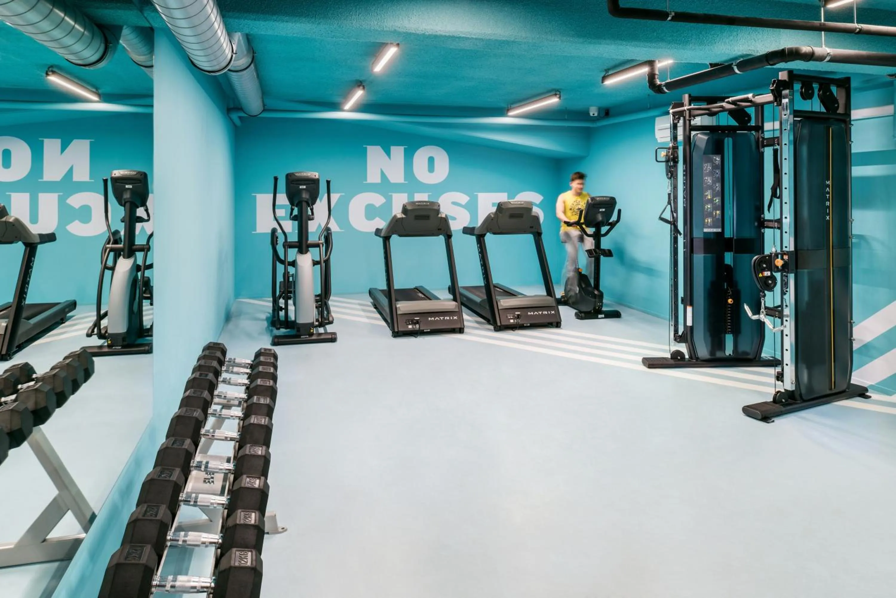Fitness centre/facilities in The Social Hub Rotterdam