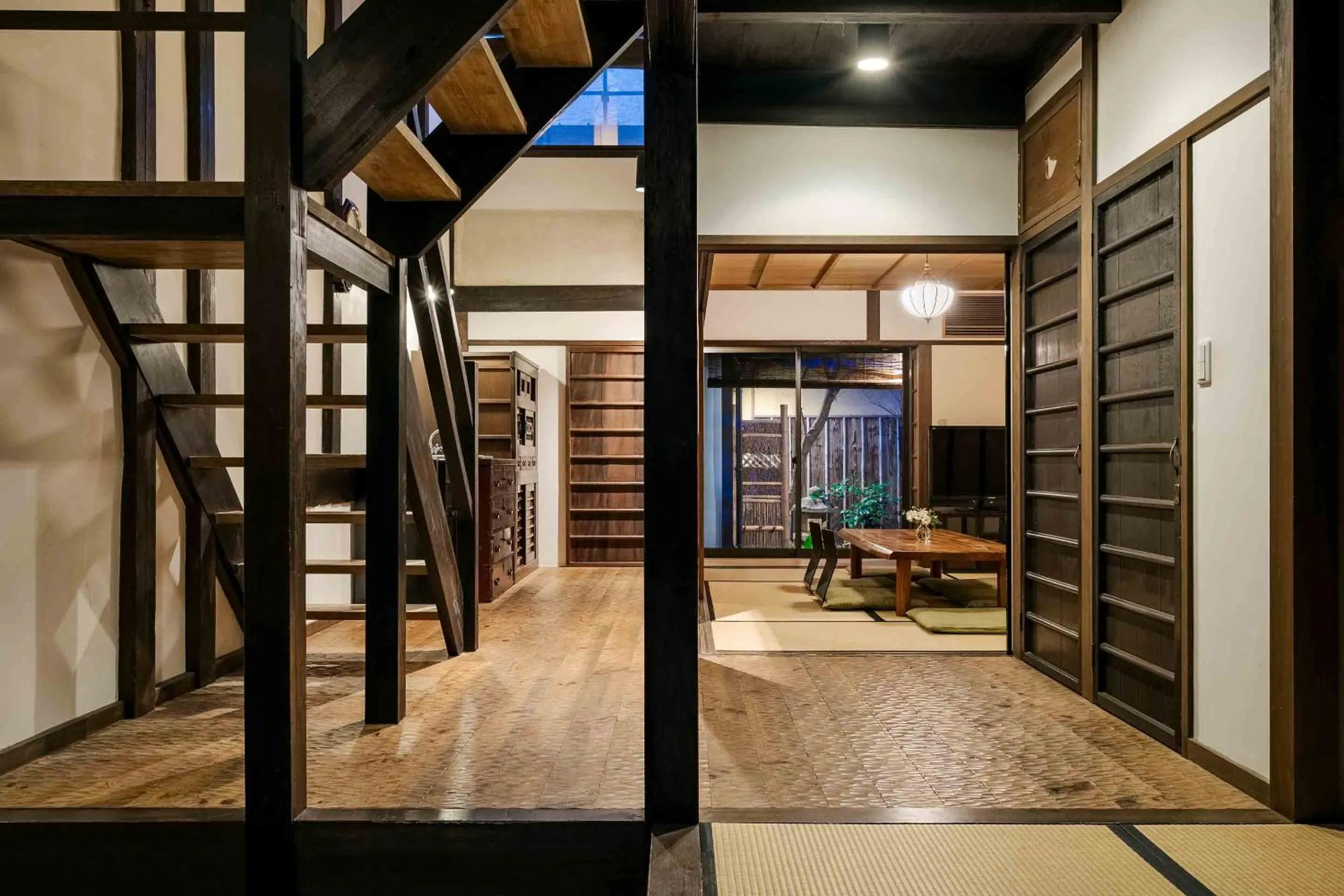 Living room in Hatoba an Machiya House