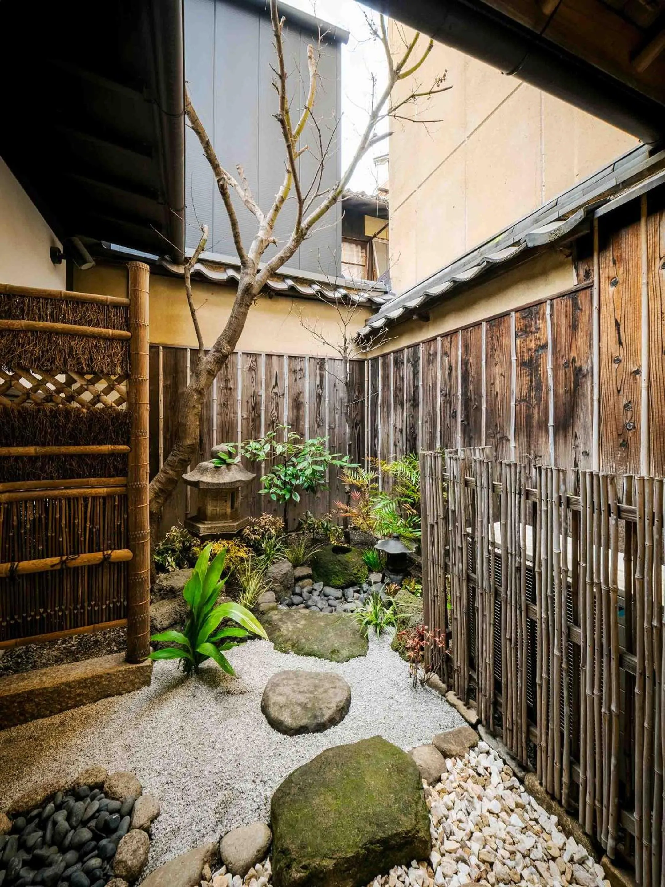 Garden view in Hatoba an Machiya House