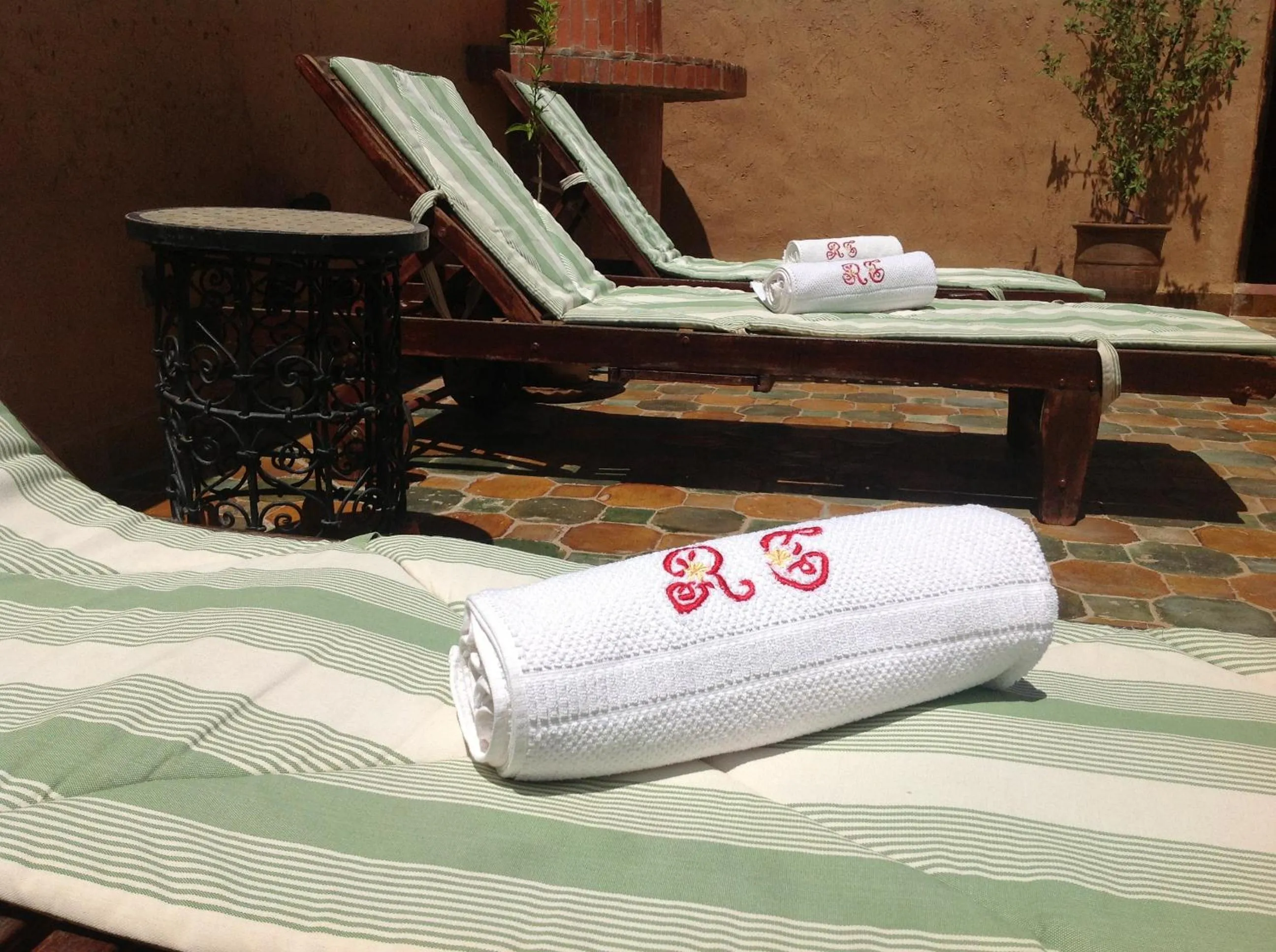 Solarium in Riad Timadrouine