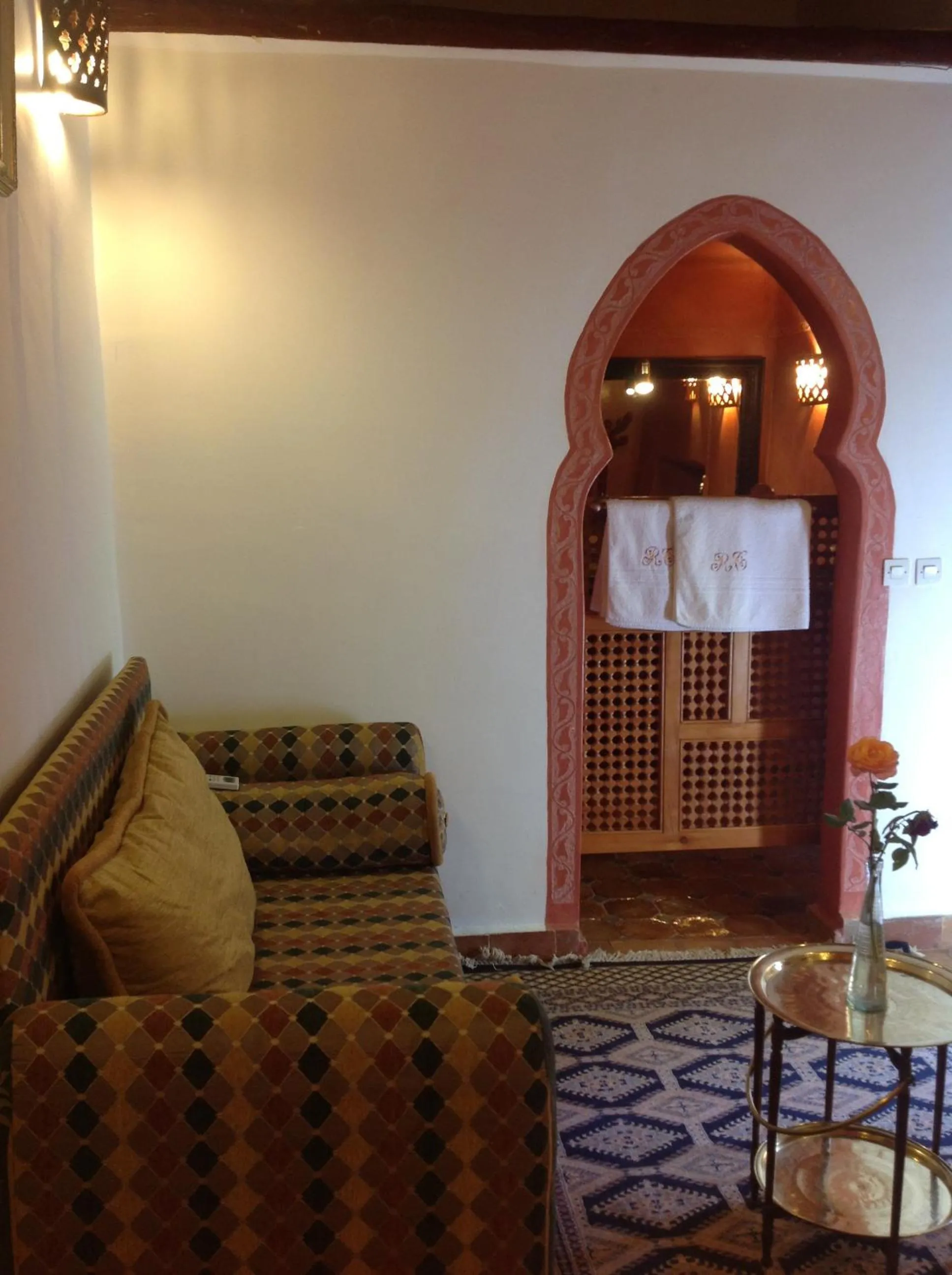 Seating area in Riad Timadrouine