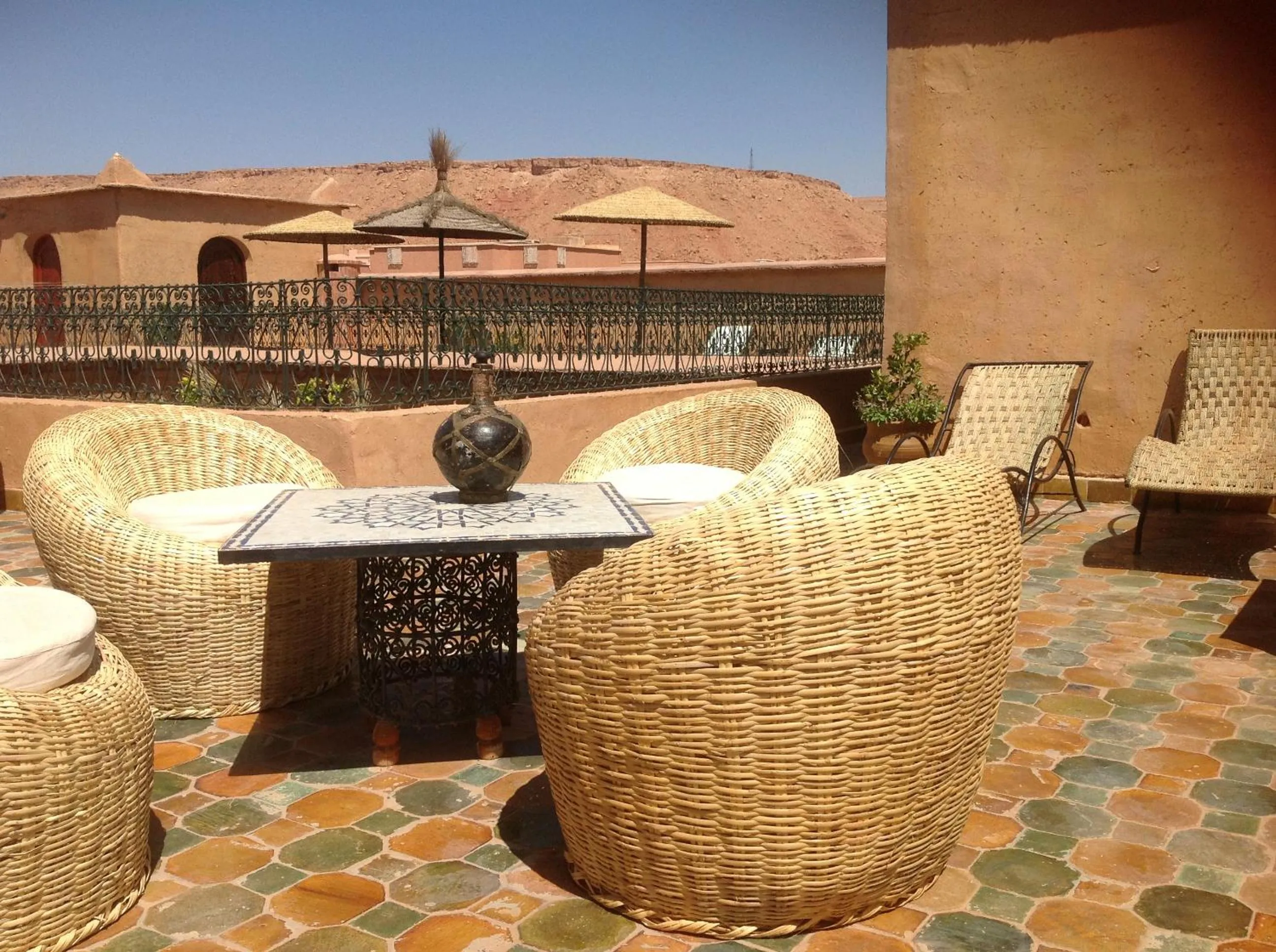 Solarium in Riad Timadrouine