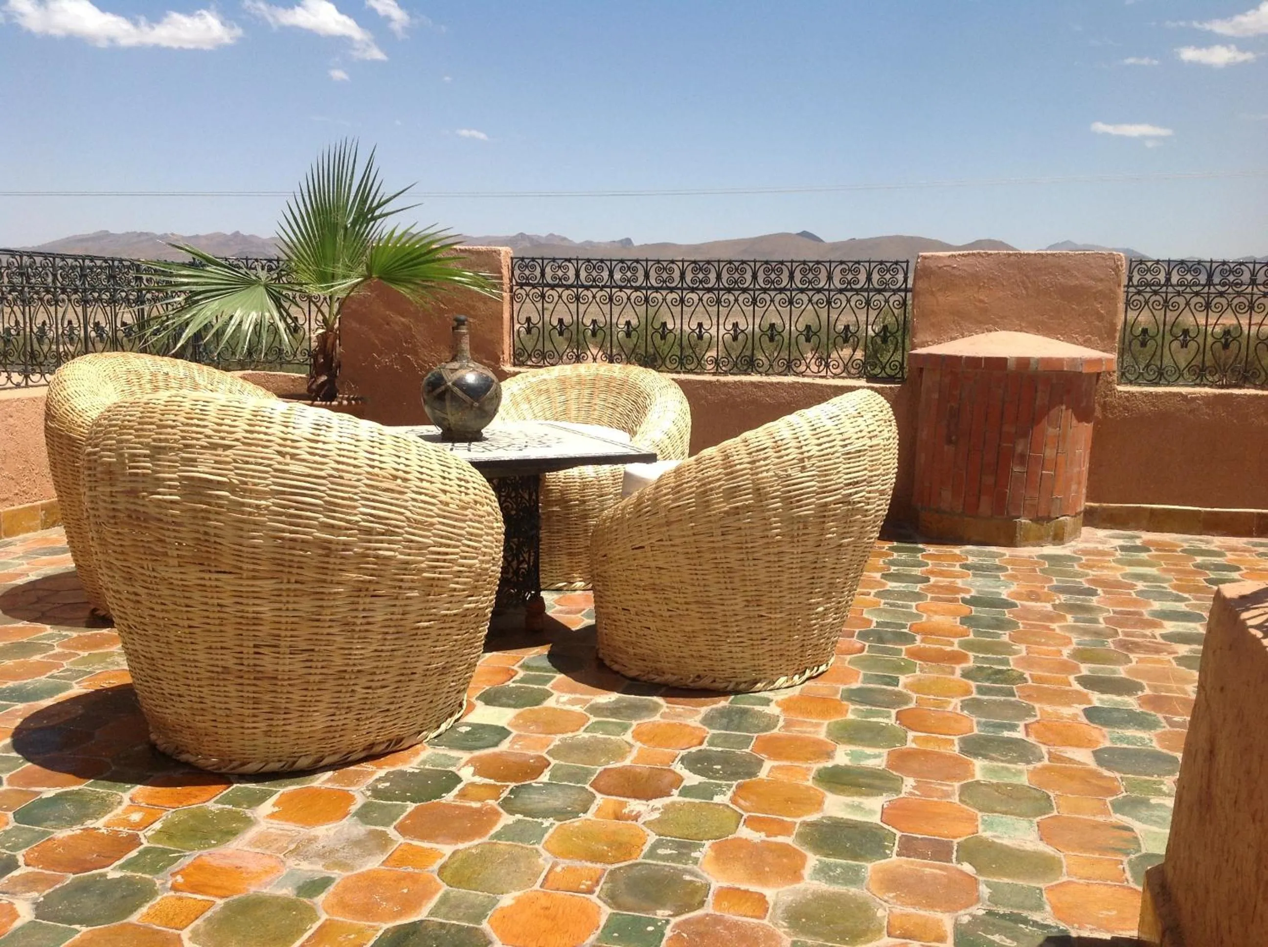 Balcony/Terrace in Riad Timadrouine