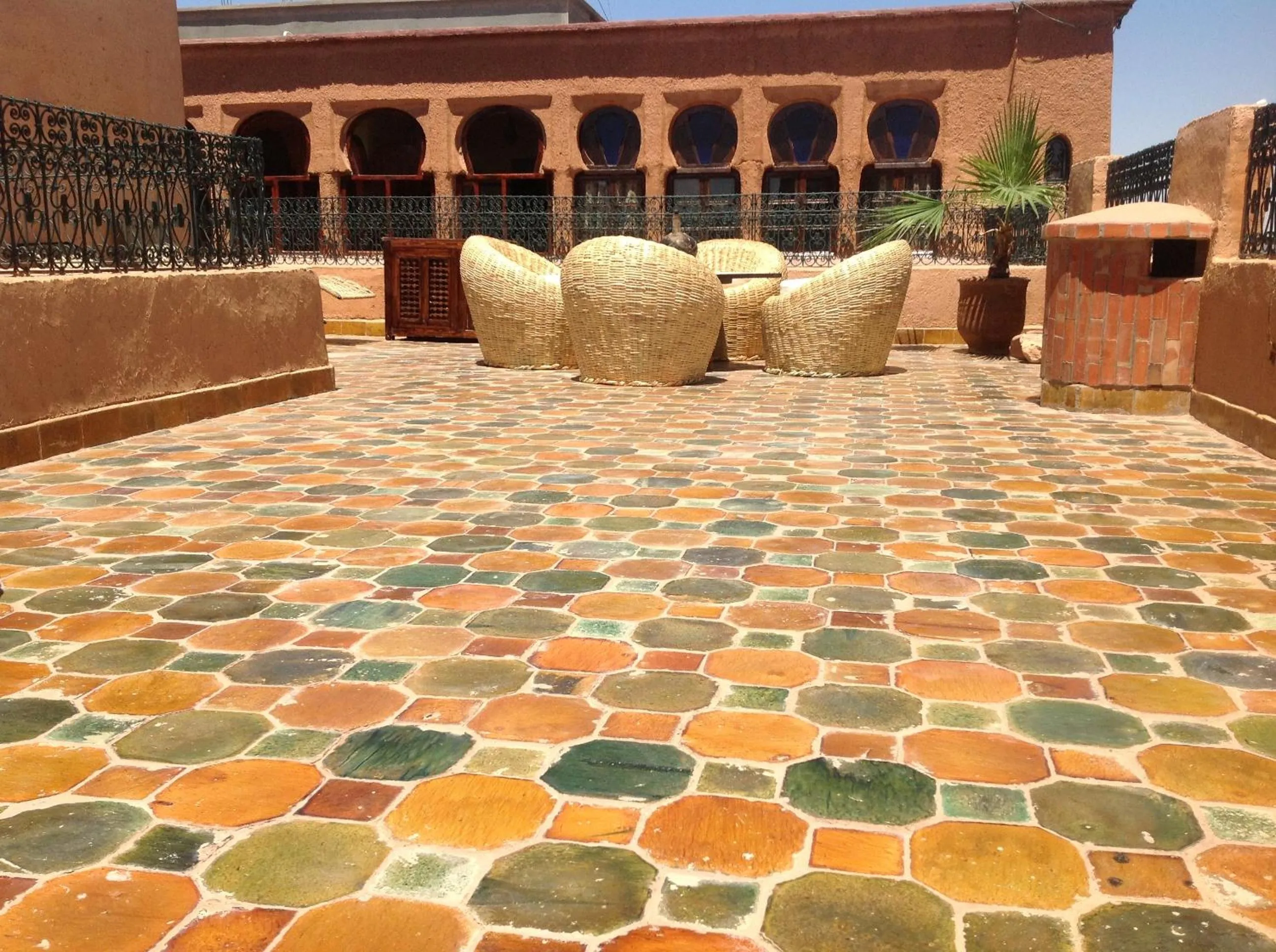 Balcony/Terrace in Riad Timadrouine