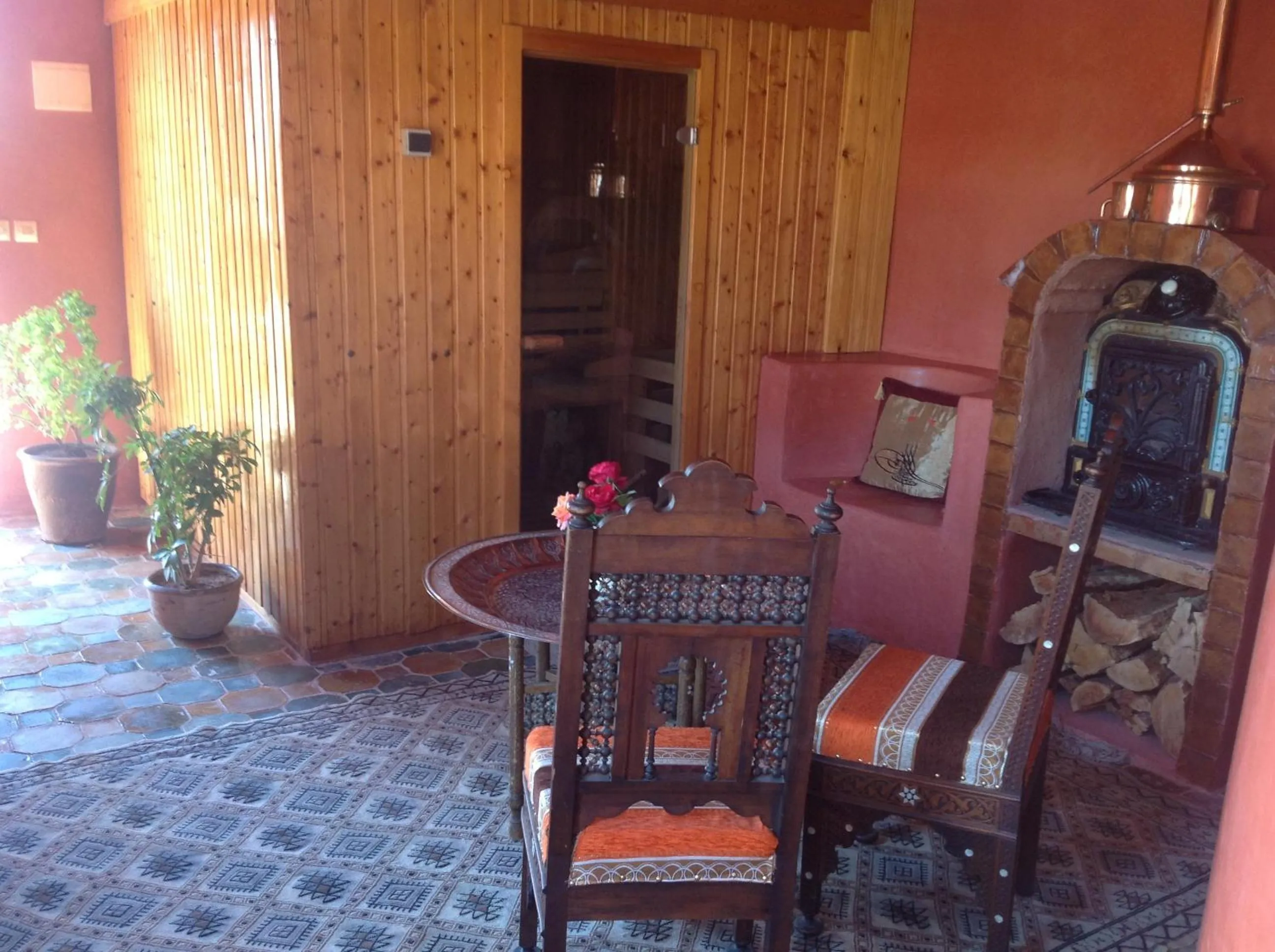 Seating area in Riad Timadrouine