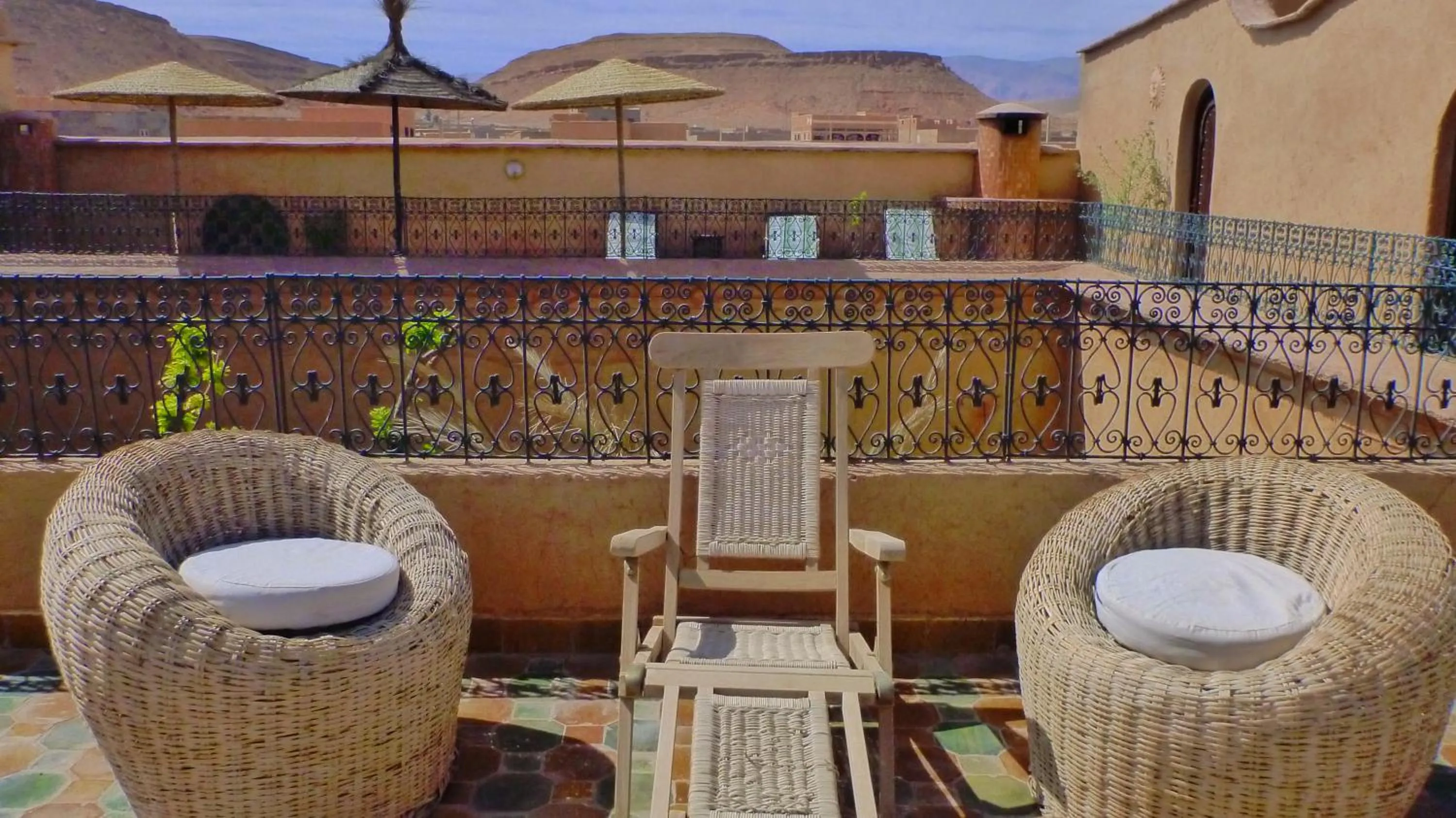 Balcony/Terrace in Riad Timadrouine