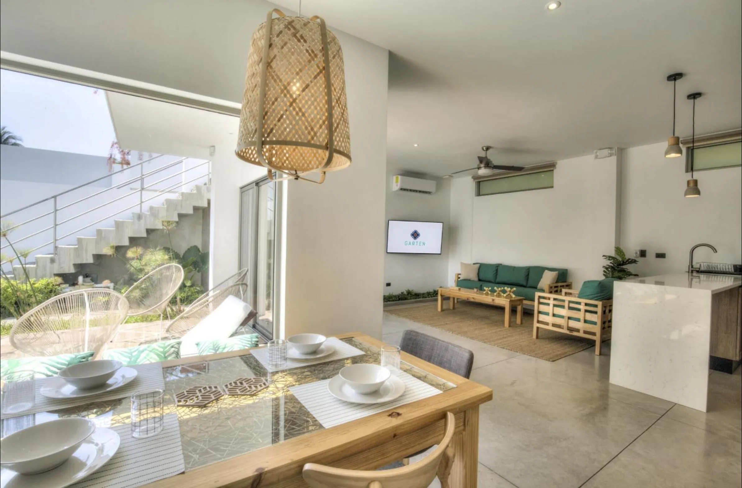 Living room in Garten Hotel