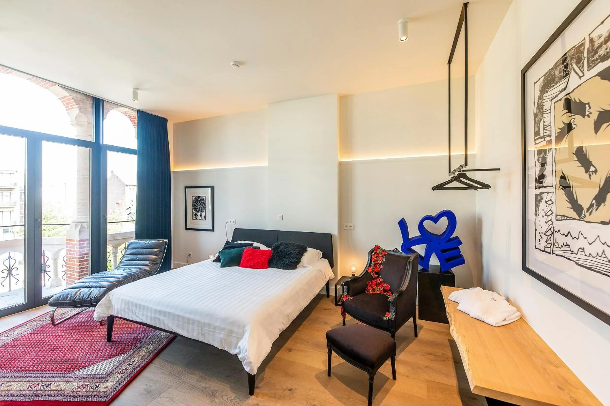 Bed in BareFoodGIULIA - Inspiration Hotel