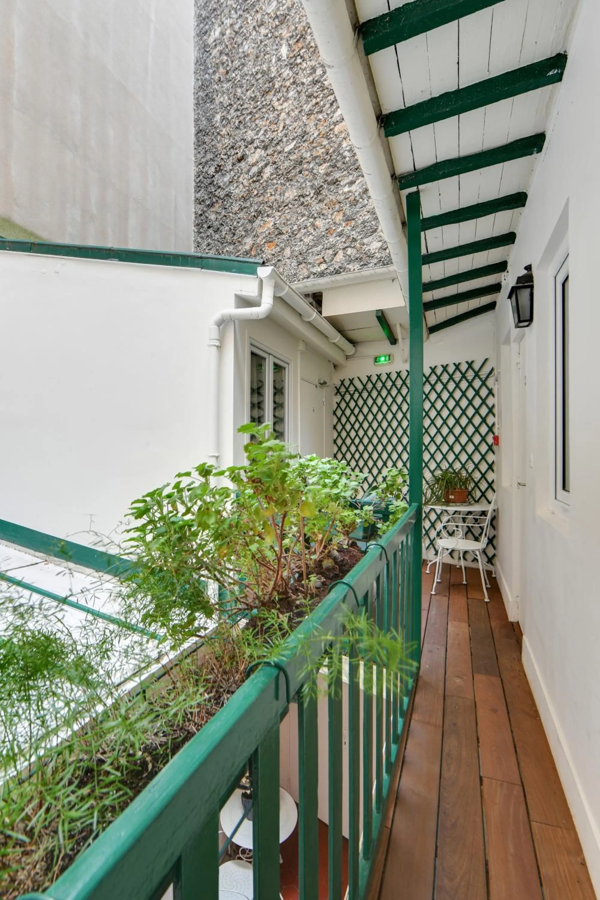 Balcony/Terrace in Louisa Hotel Paris