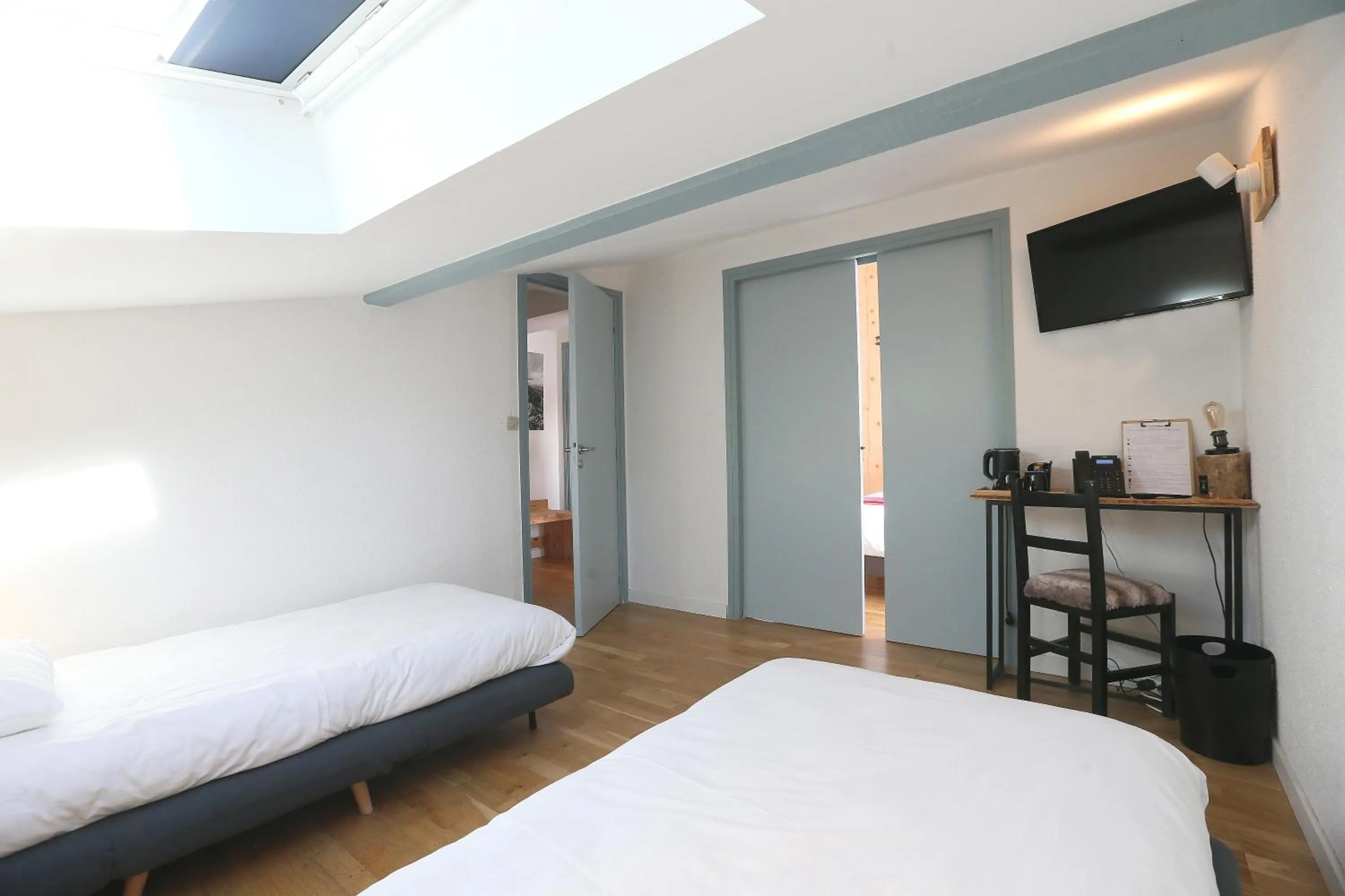 Bedroom, Bed in Hôtel Restaurant La Buffe