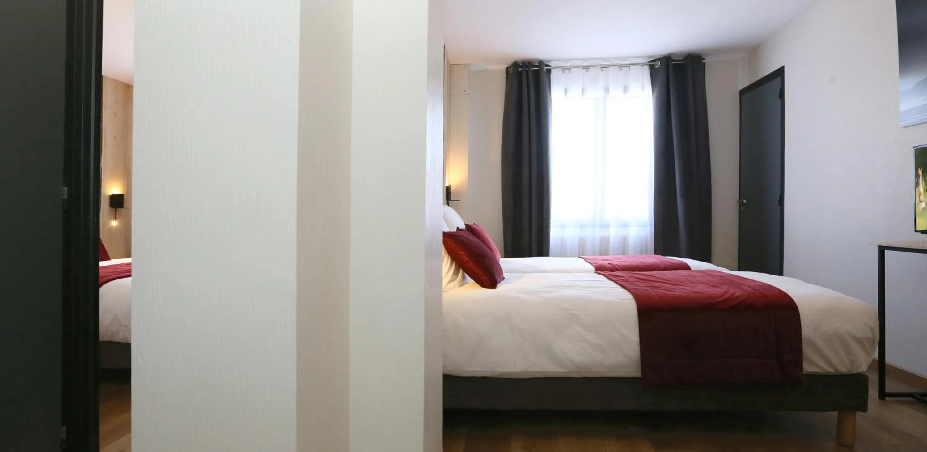 Bed in Hôtel Restaurant La Buffe