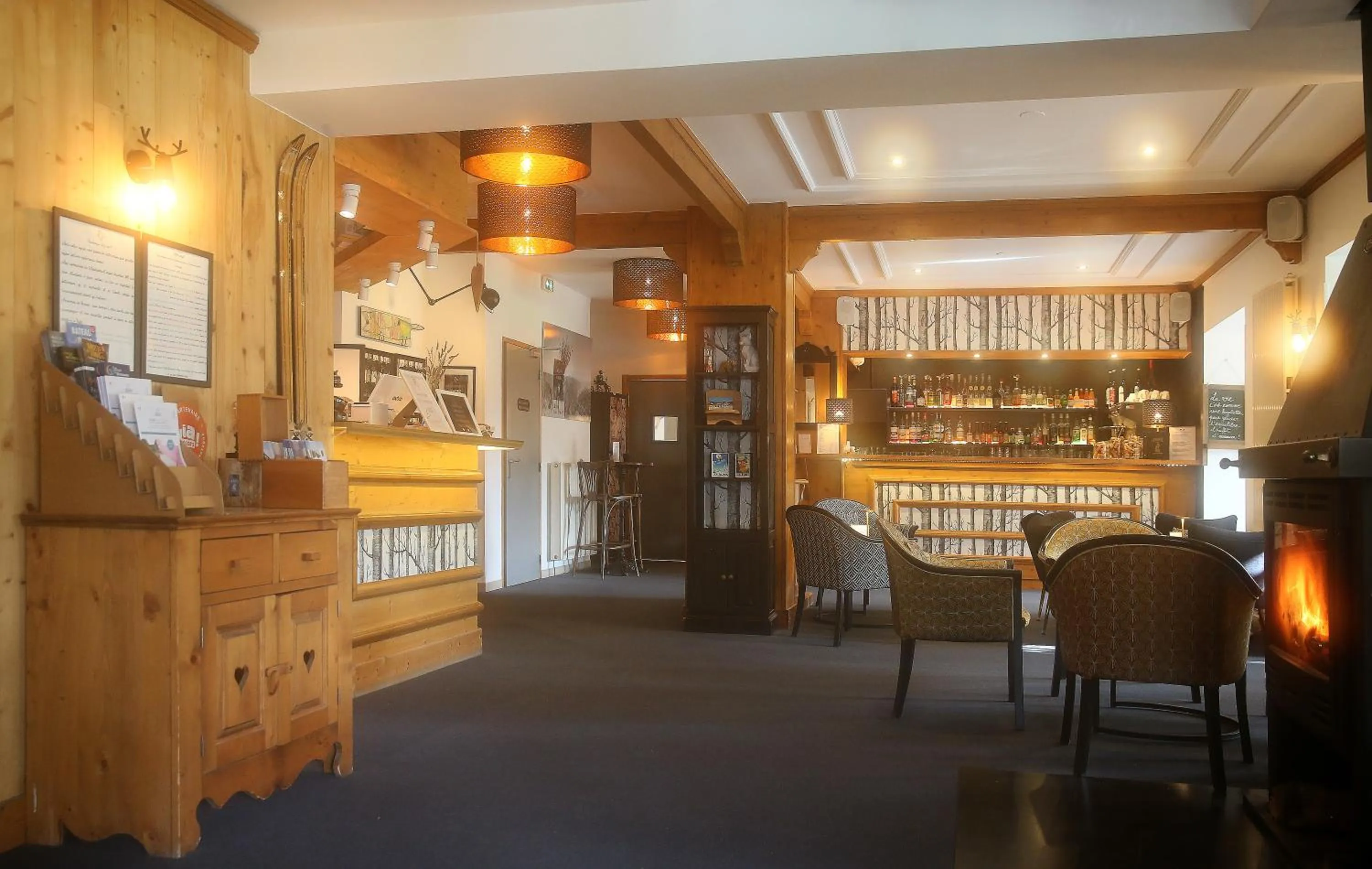 Living room in Hôtel Restaurant La Buffe