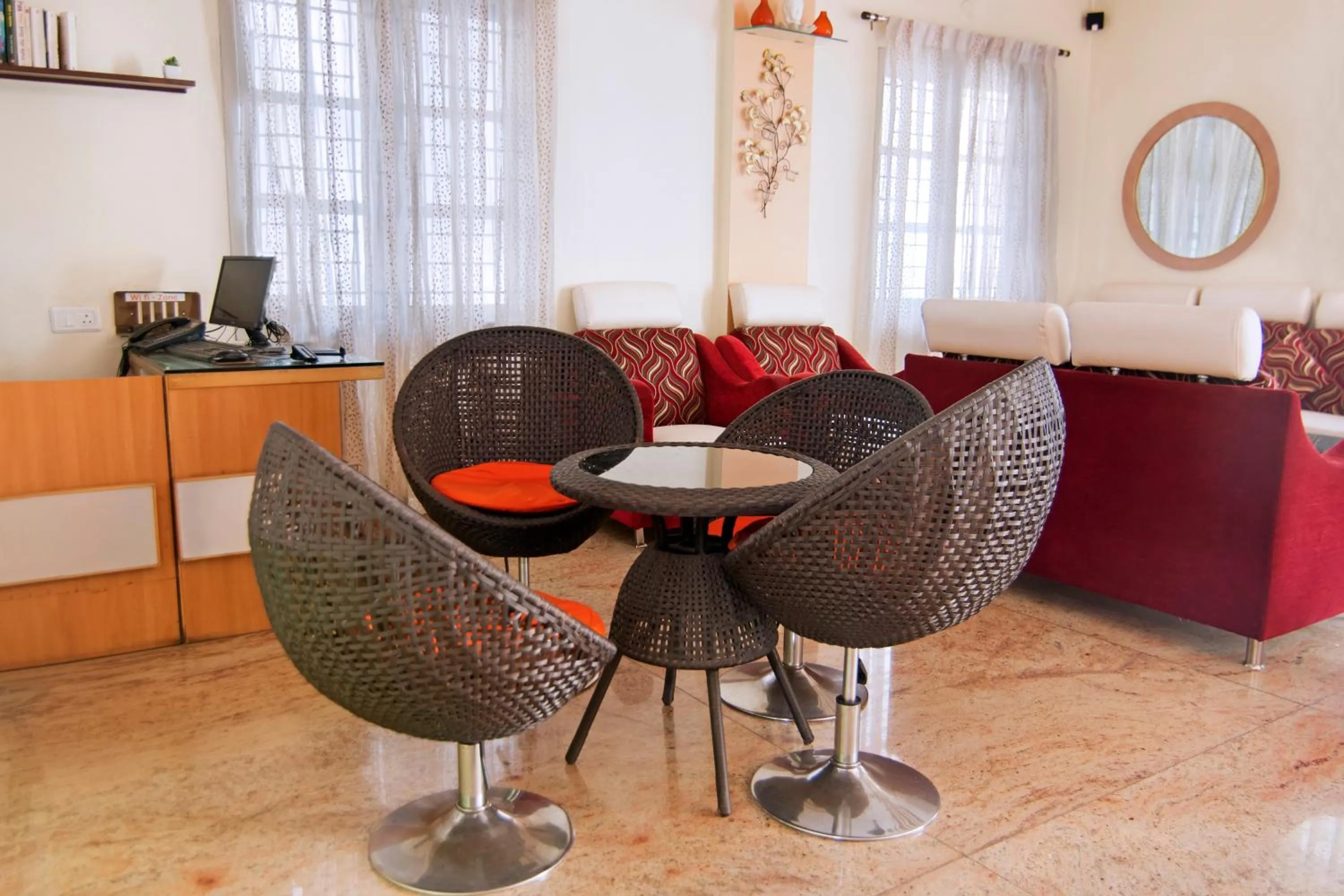 Living room in Aishwarya Residency