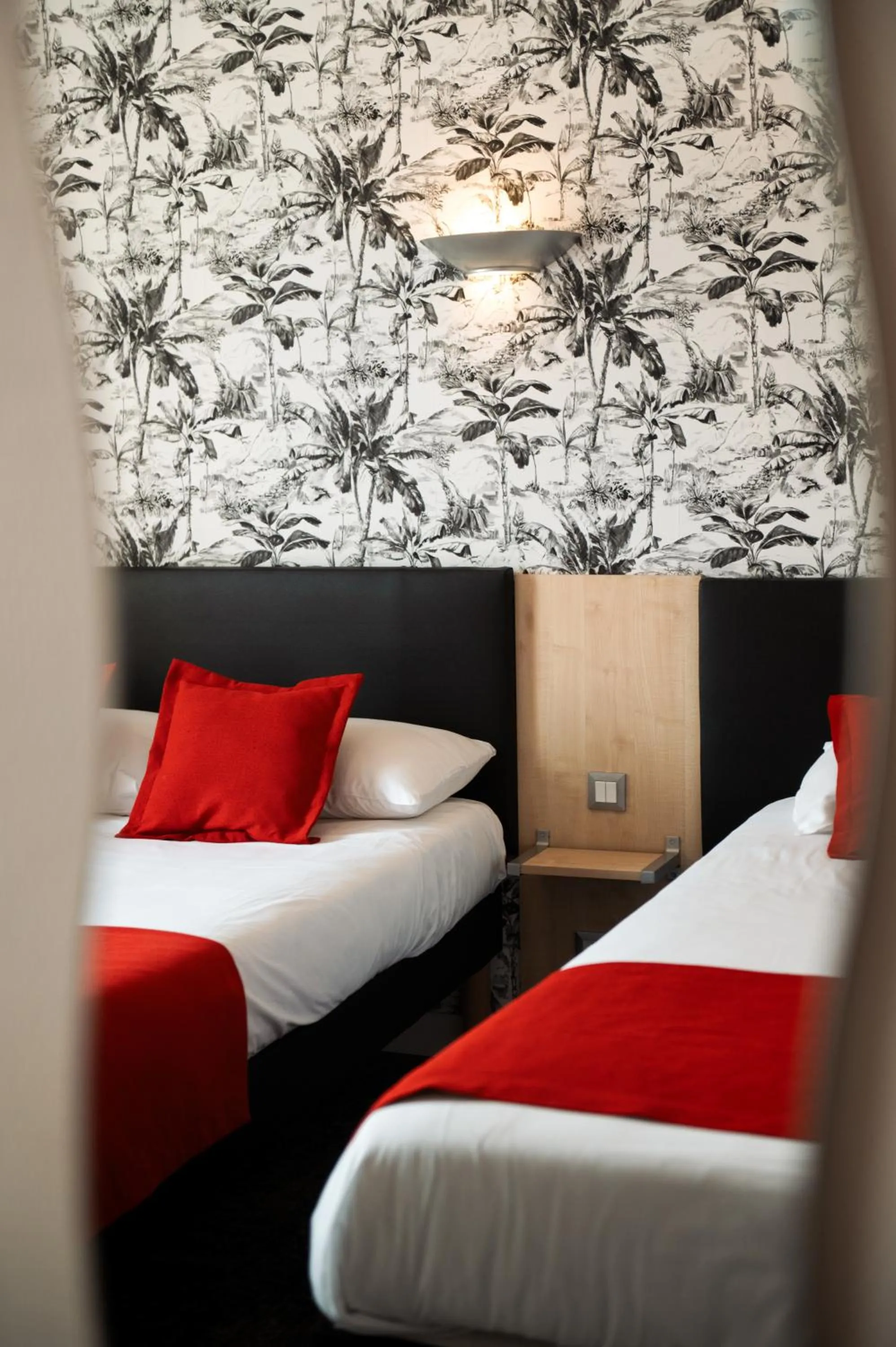 Bed in Hôtel Bellevue