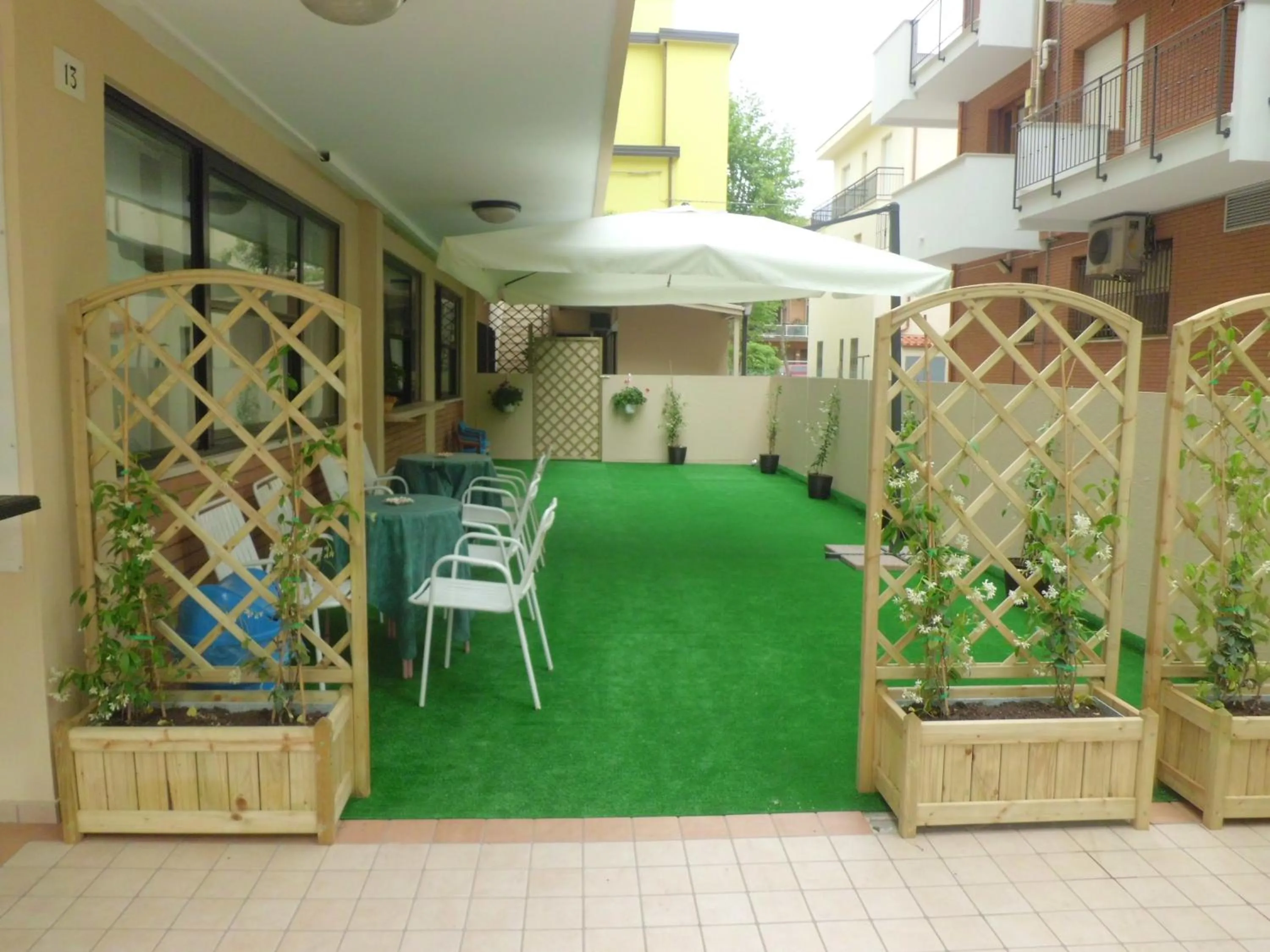 Garden in Hotel Senyor