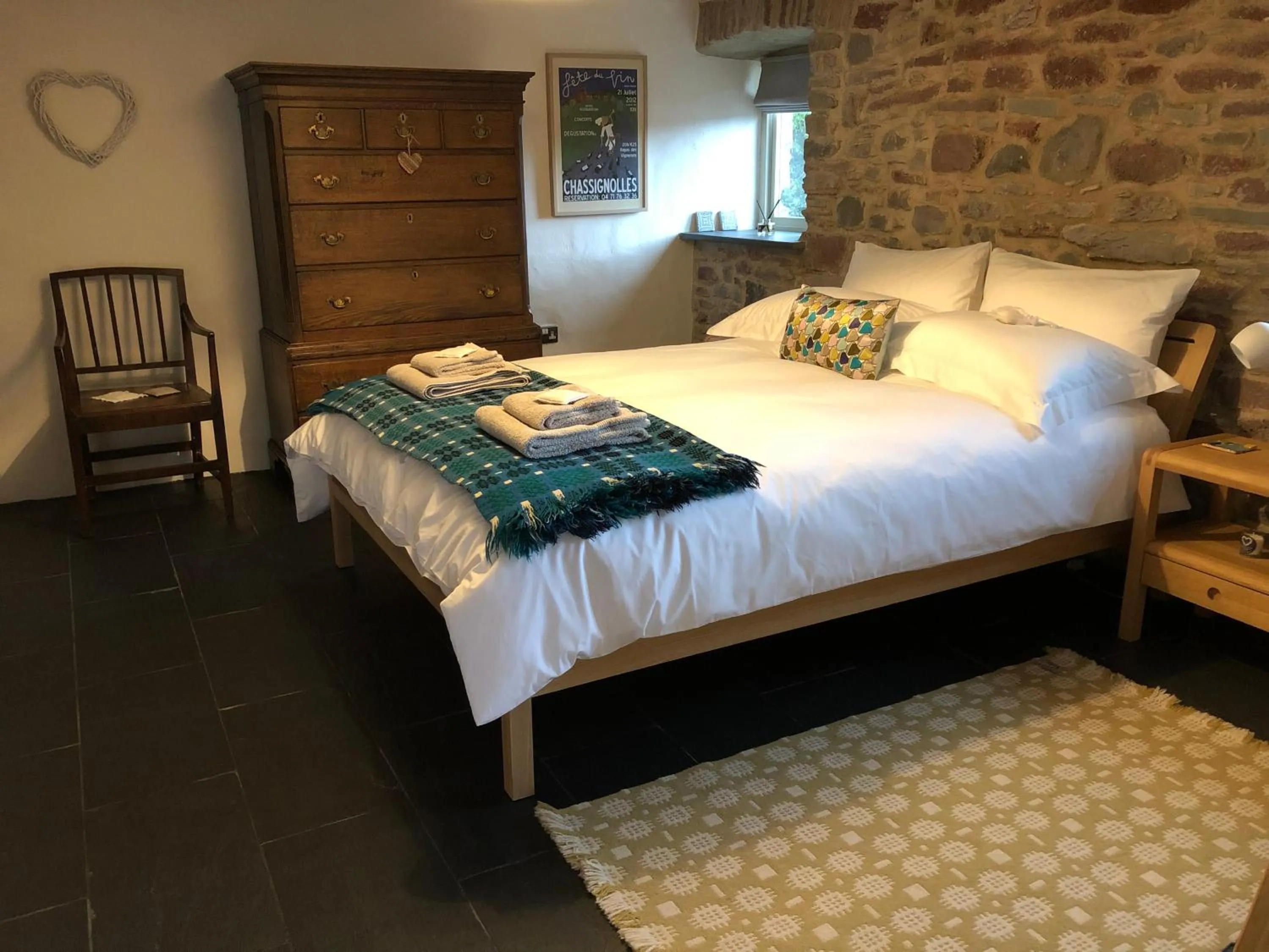 Bed in Dan y Graig Barn, Carmarthen
