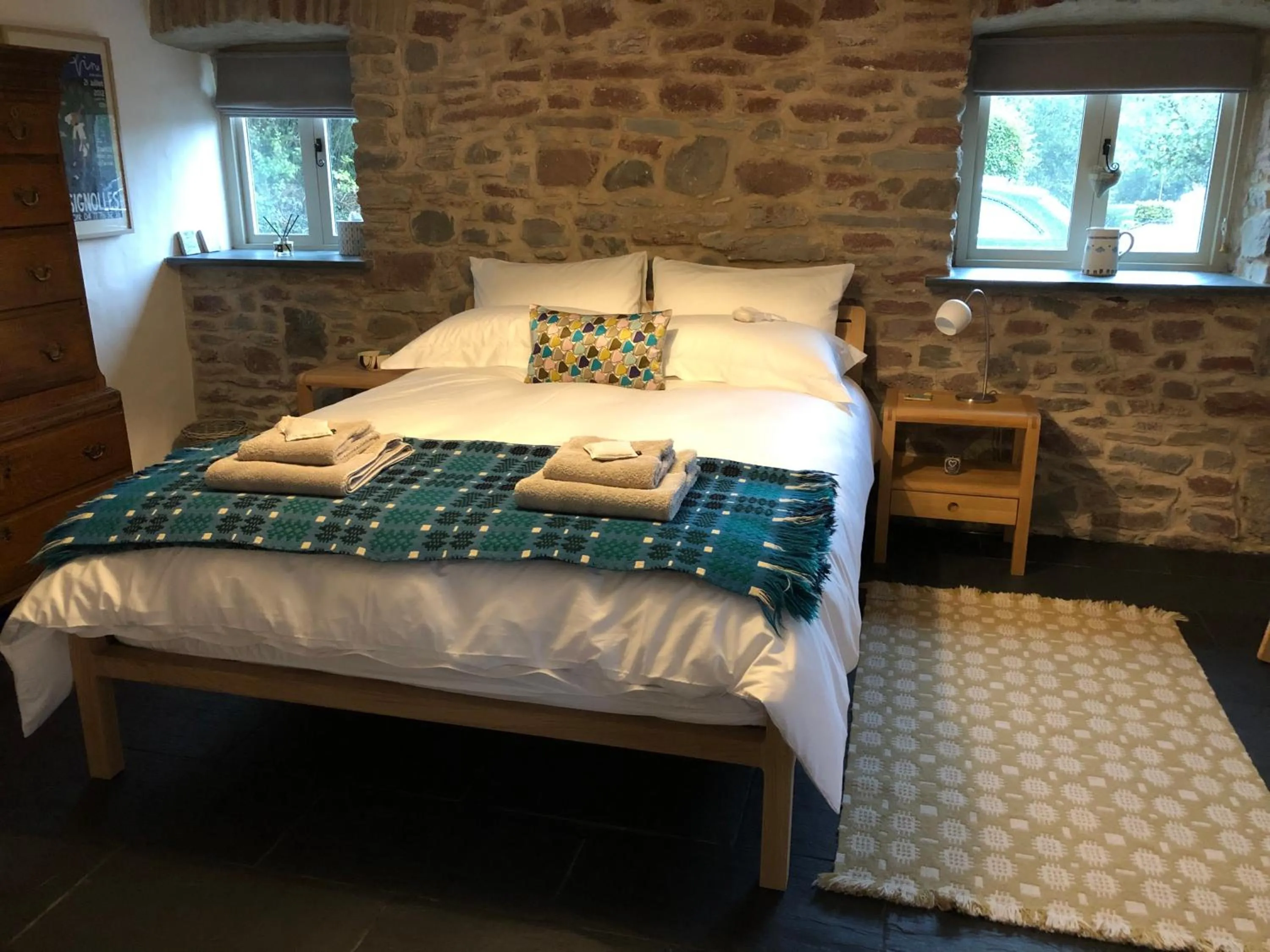 Bed in Dan y Graig Barn, Carmarthen