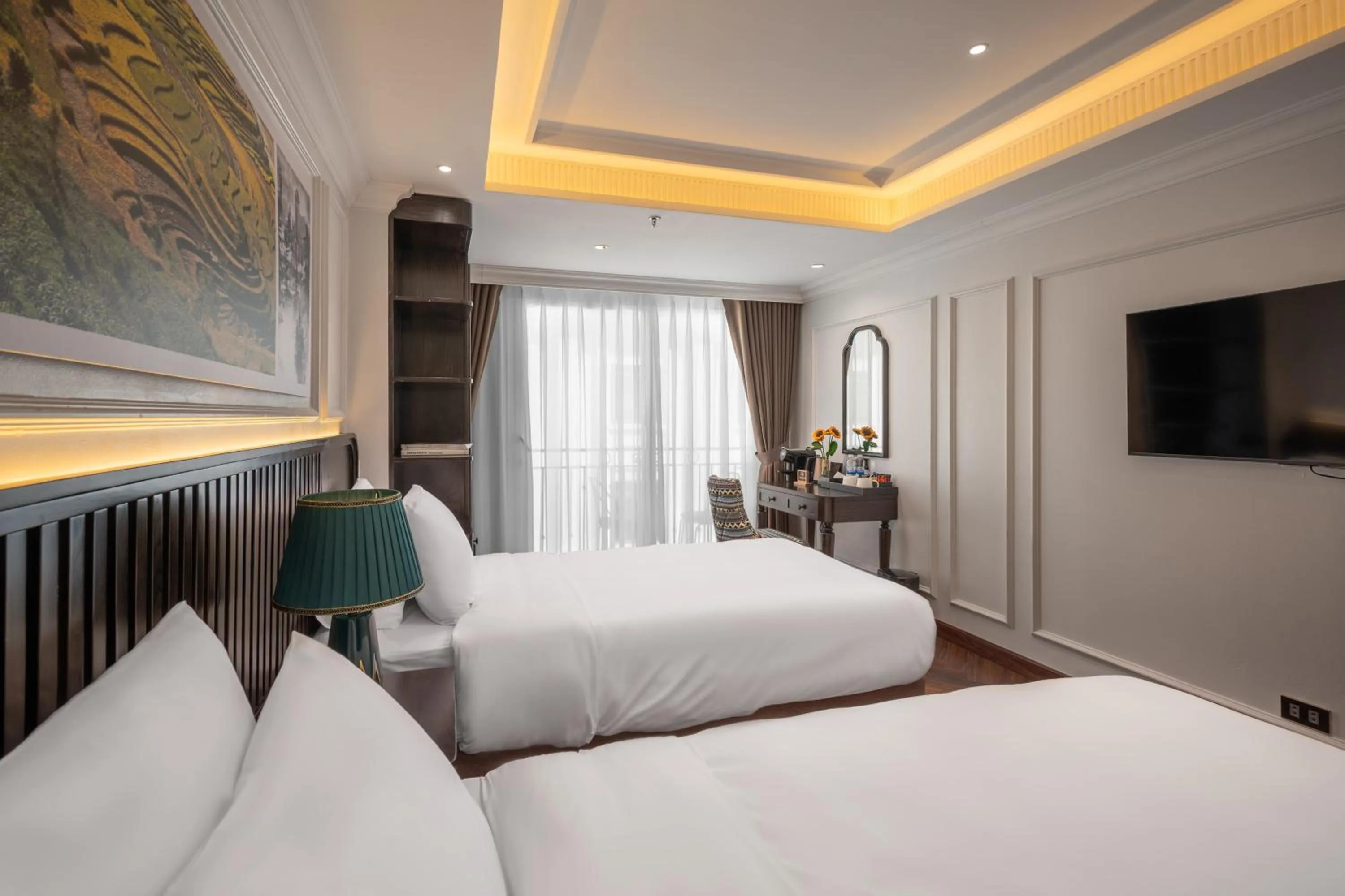 Bed in Sapa Horizon Hotel