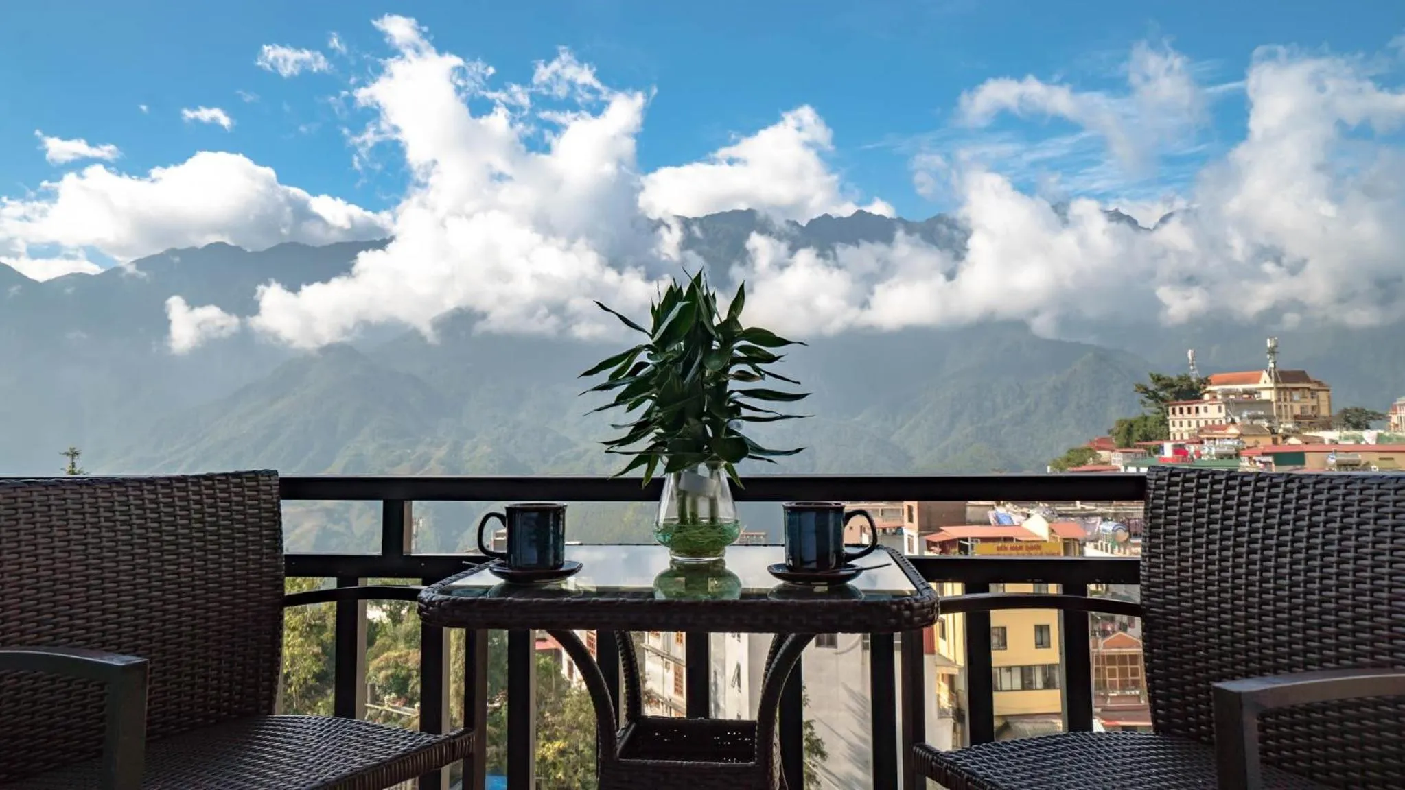Balcony/Terrace in Sapa Horizon Hotel