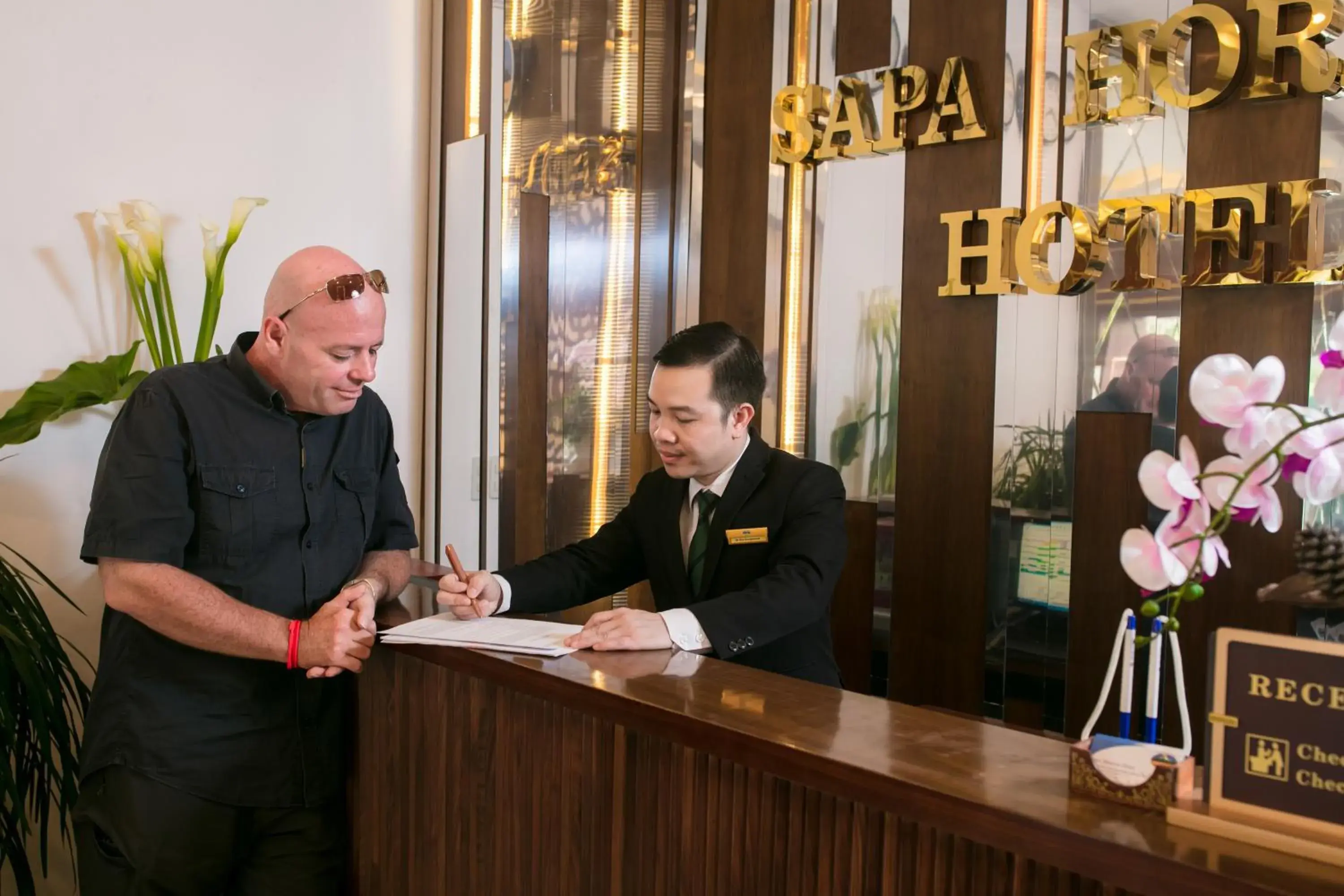 Lobby or reception in Sapa Horizon Hotel Lobby or reception in Sapa Horizon Hotel