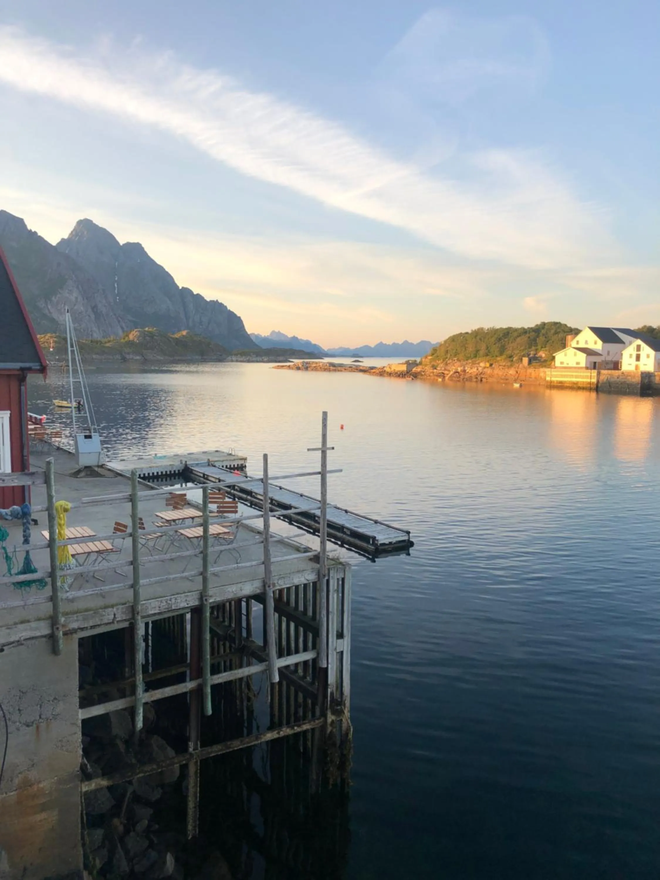 Natural landscape in Henningsvær Rorbuer
