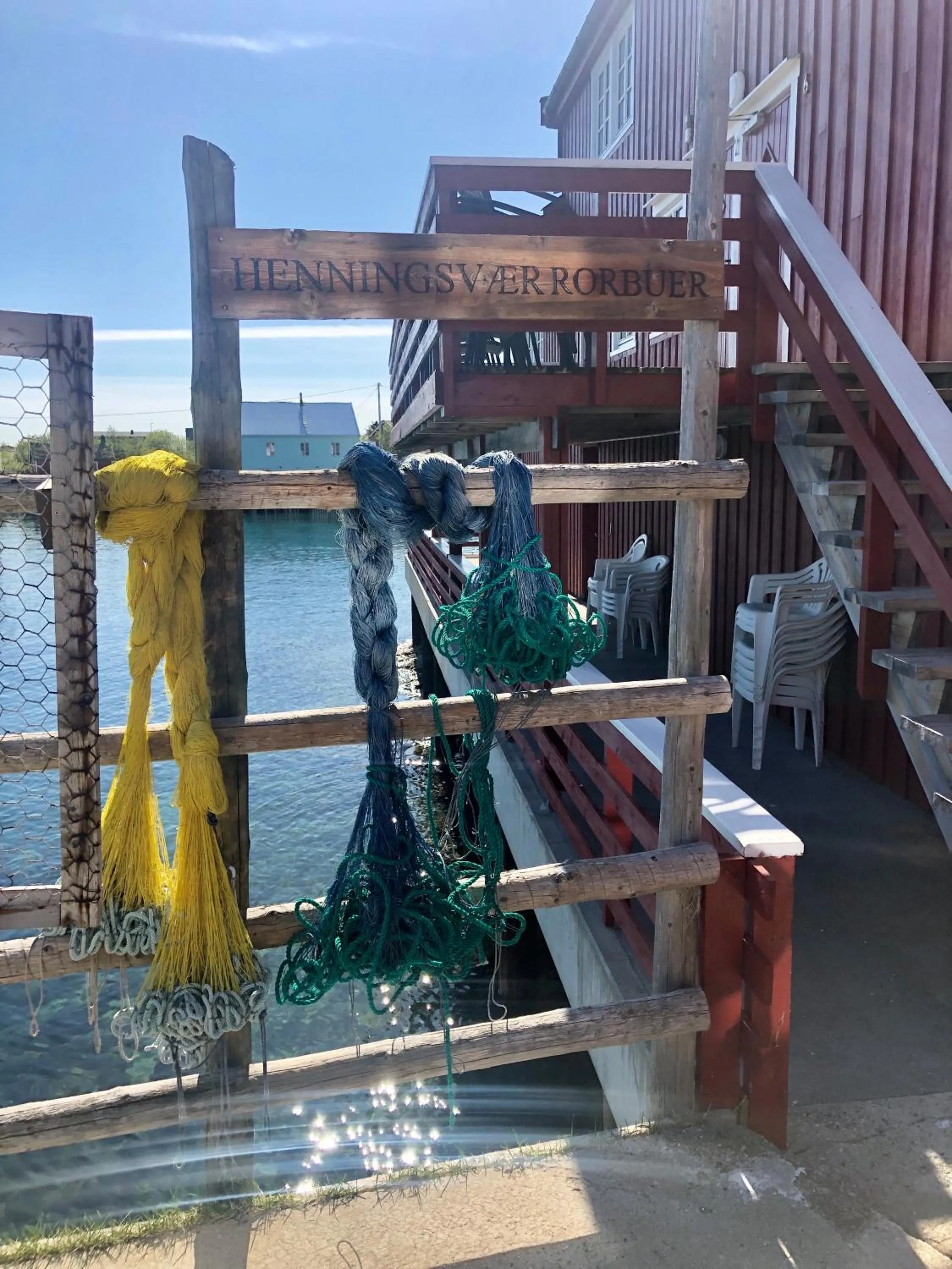 Natural landscape in Henningsvær Rorbuer