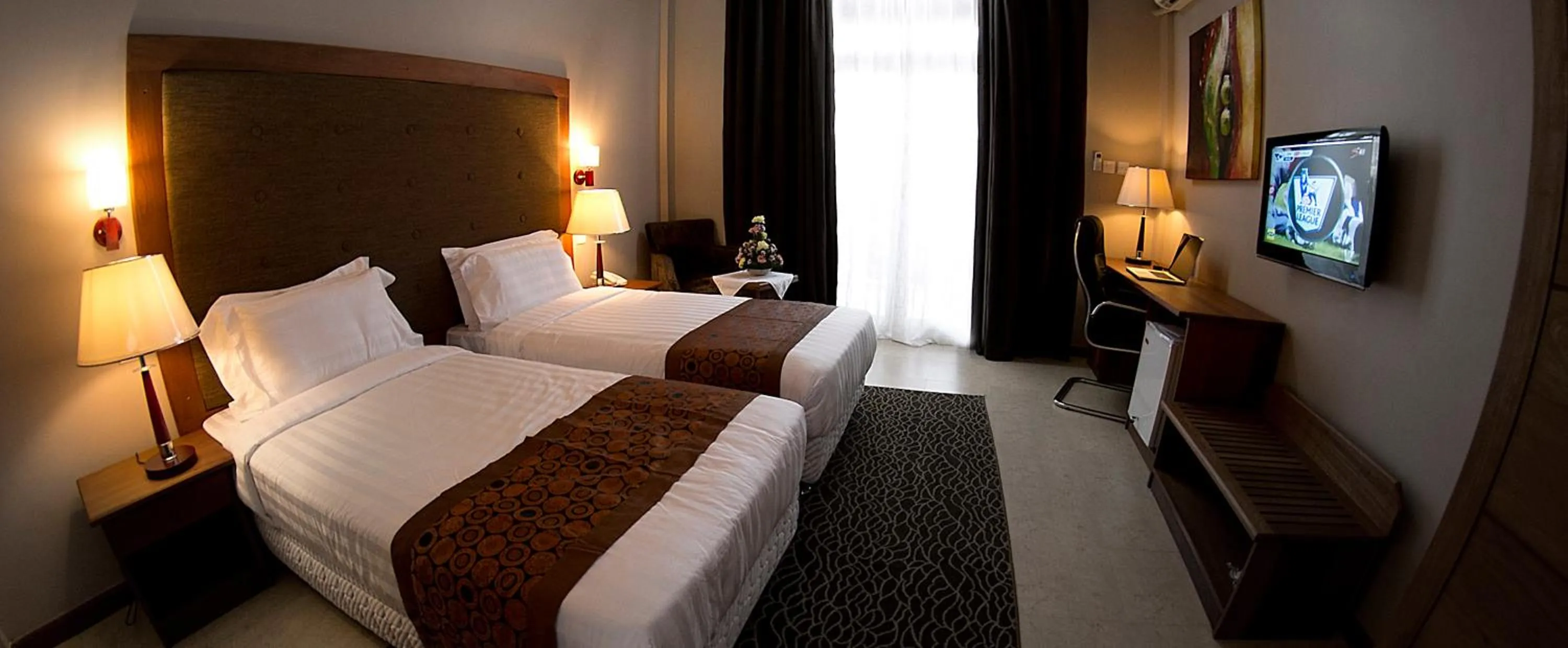 Bed in Seascape Hotel