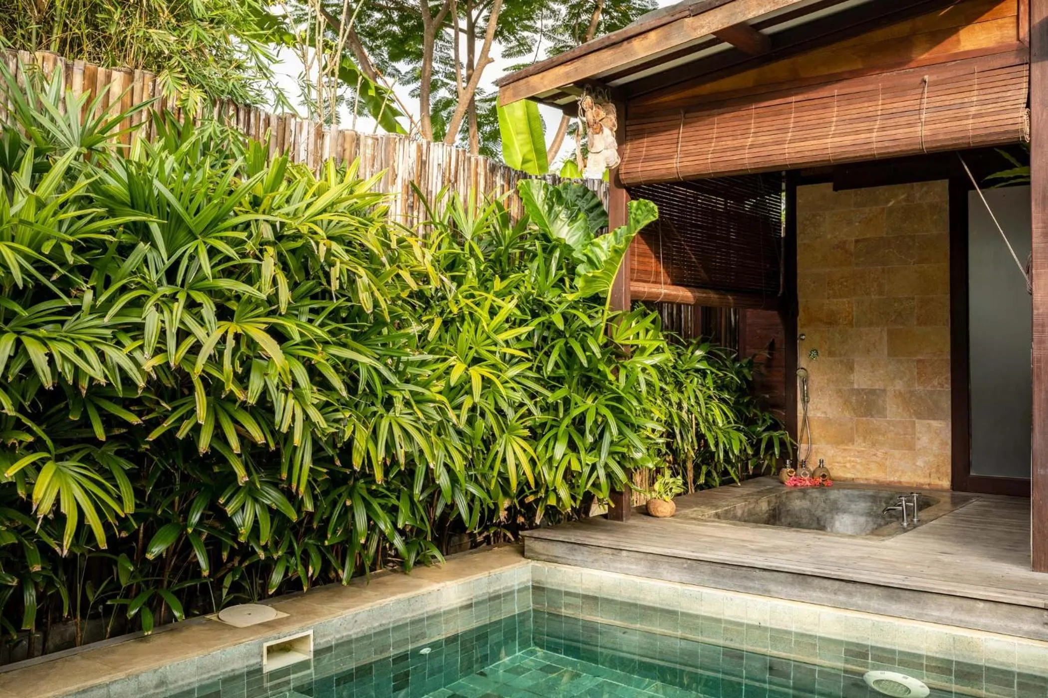 Garden in Rimba Villas Gili Air