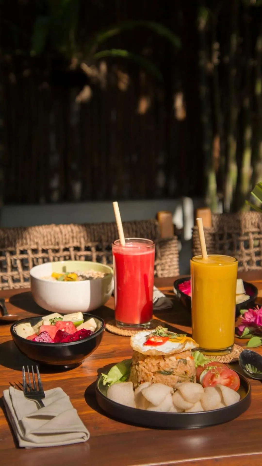 Breakfast in Rimba Villas Gili Air