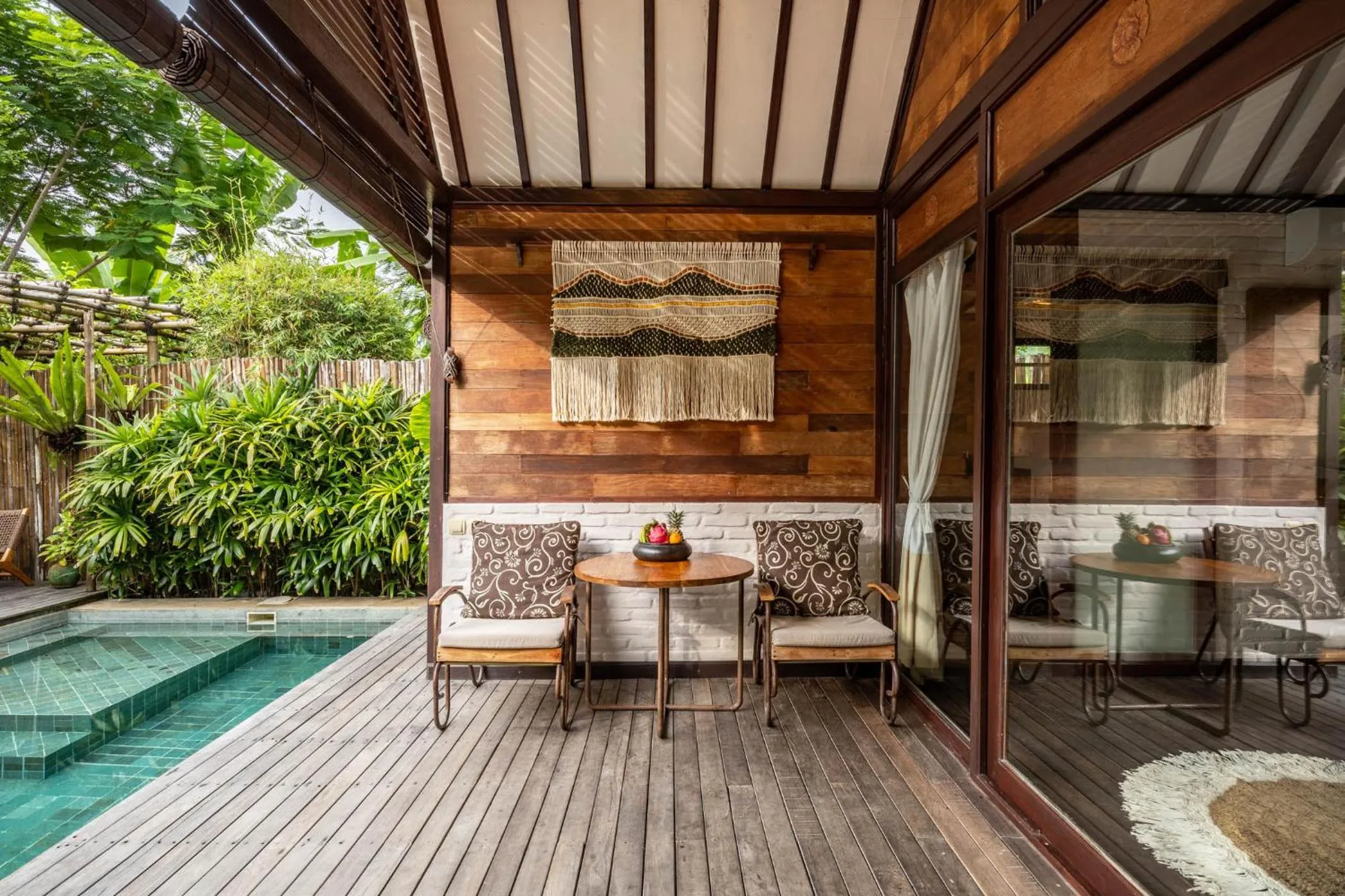 Patio in Rimba Villas Gili Air