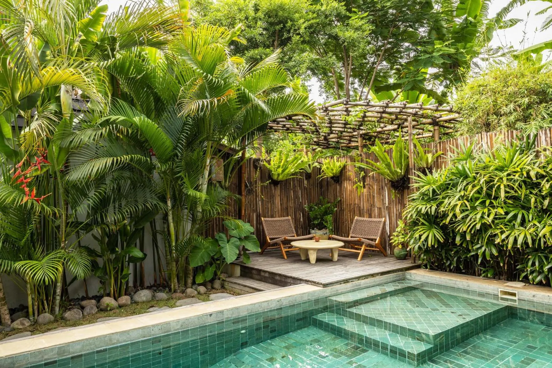 Patio in Rimba Villas Gili Air