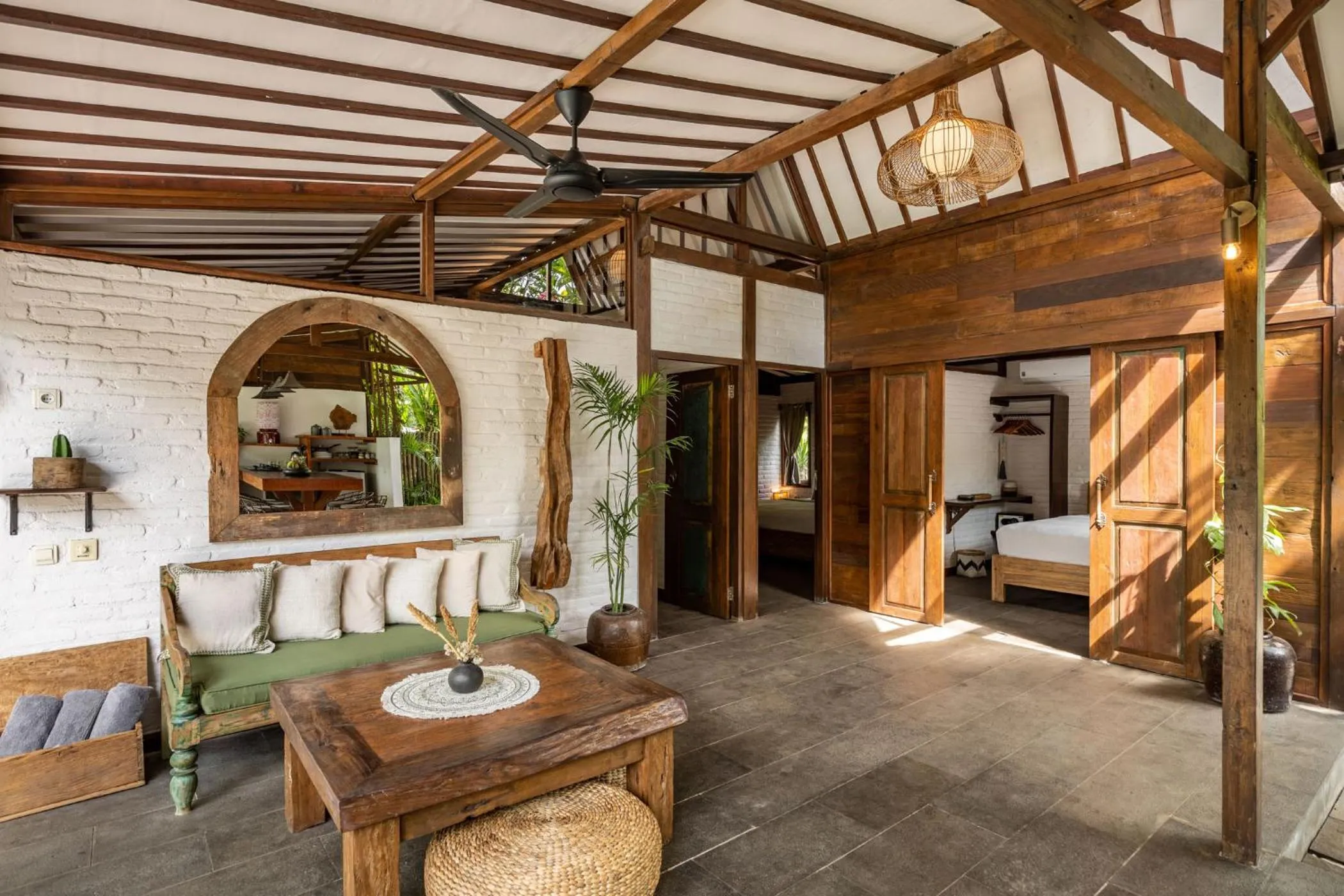 Bed in Rimba Villas Gili Air