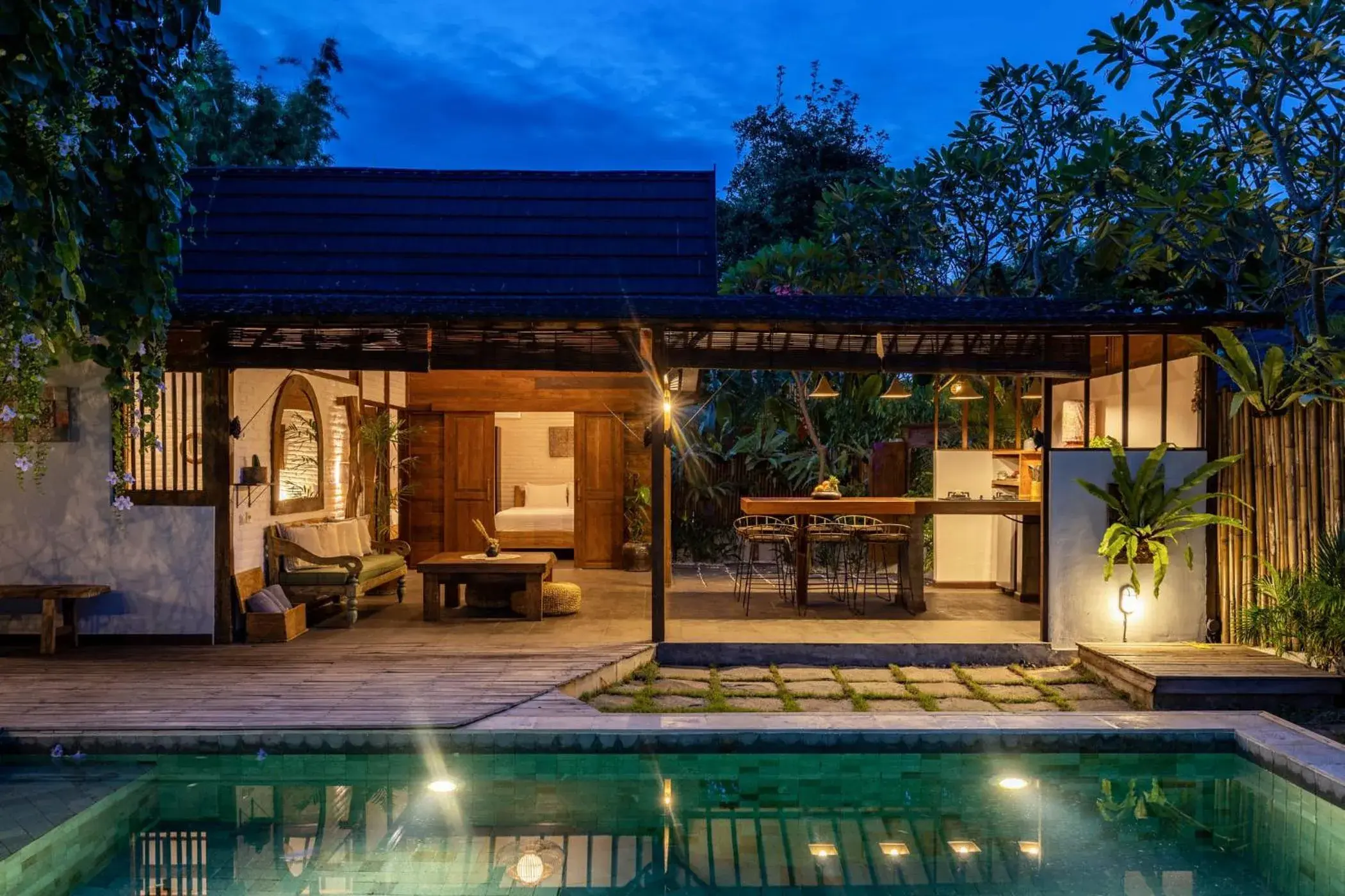 Property building in Rimba Villas Gili Air Property building in Rimba Villas Gili Air
