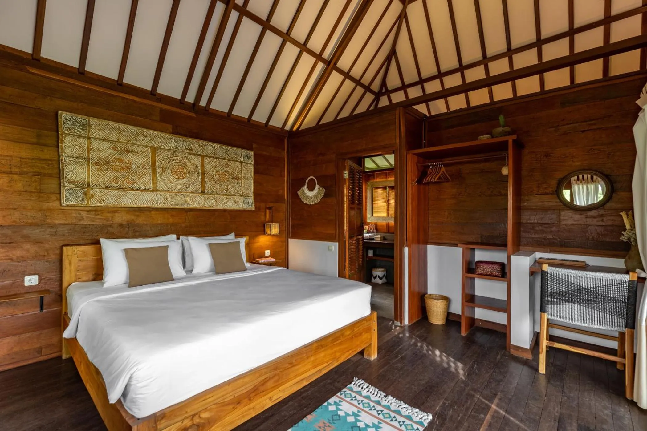 Bed in Rimba Villas Gili Air