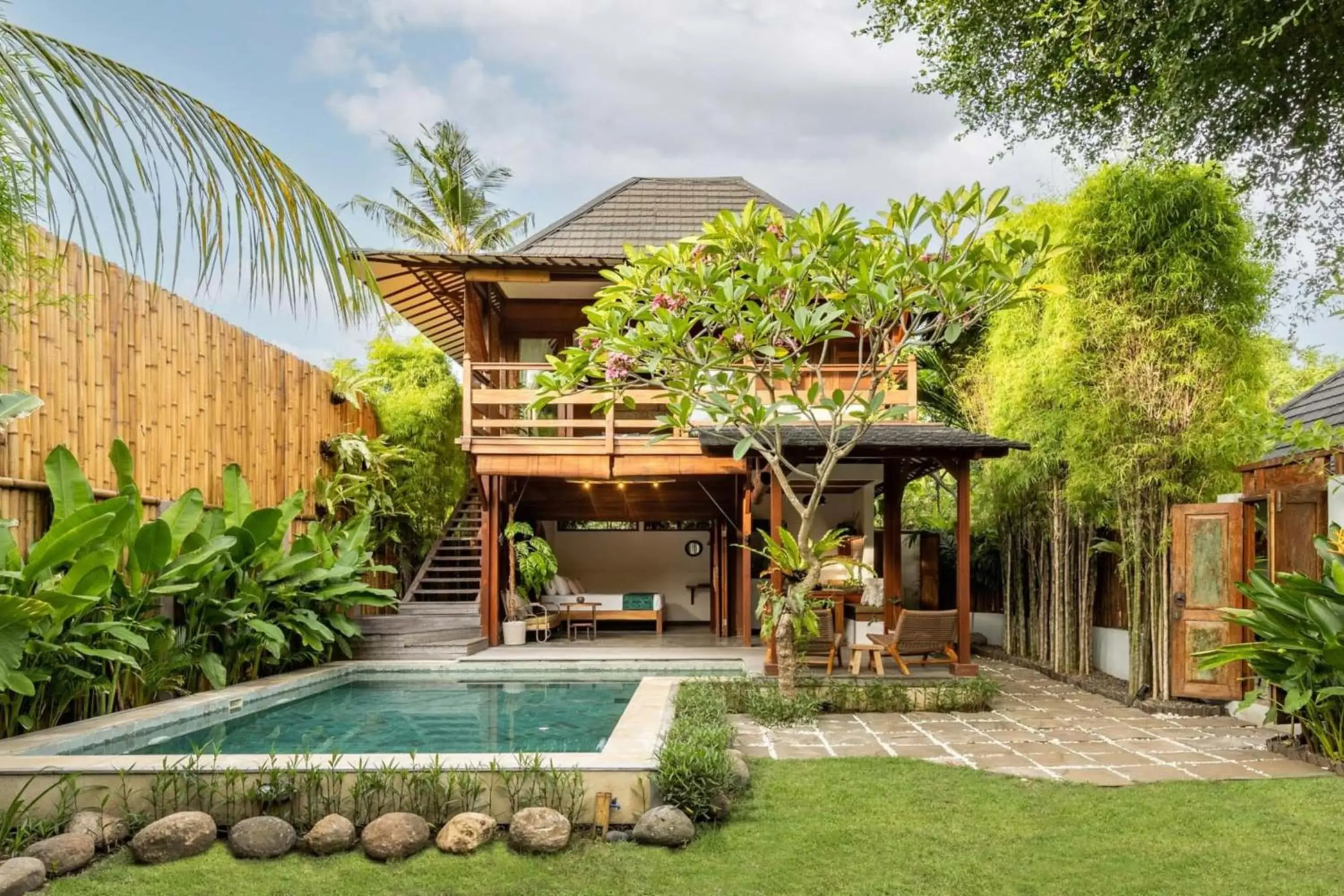 Property building in Rimba Villas Gili Air Property building in Rimba Villas Gili Air