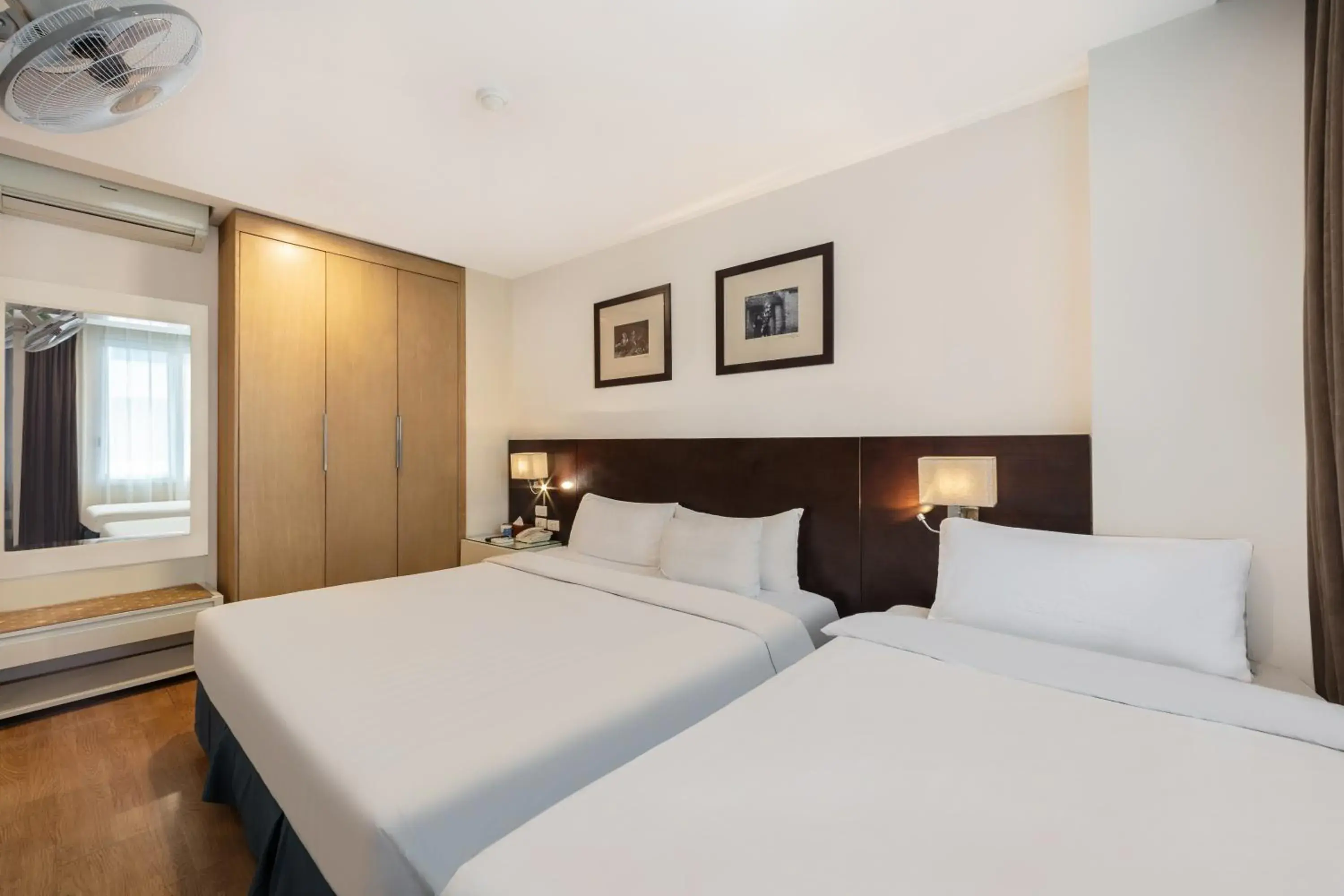 Bed in A25 Hotel - 66 Trần Thái Tông Bed in A25 Hotel - 66 Trần Thái Tông