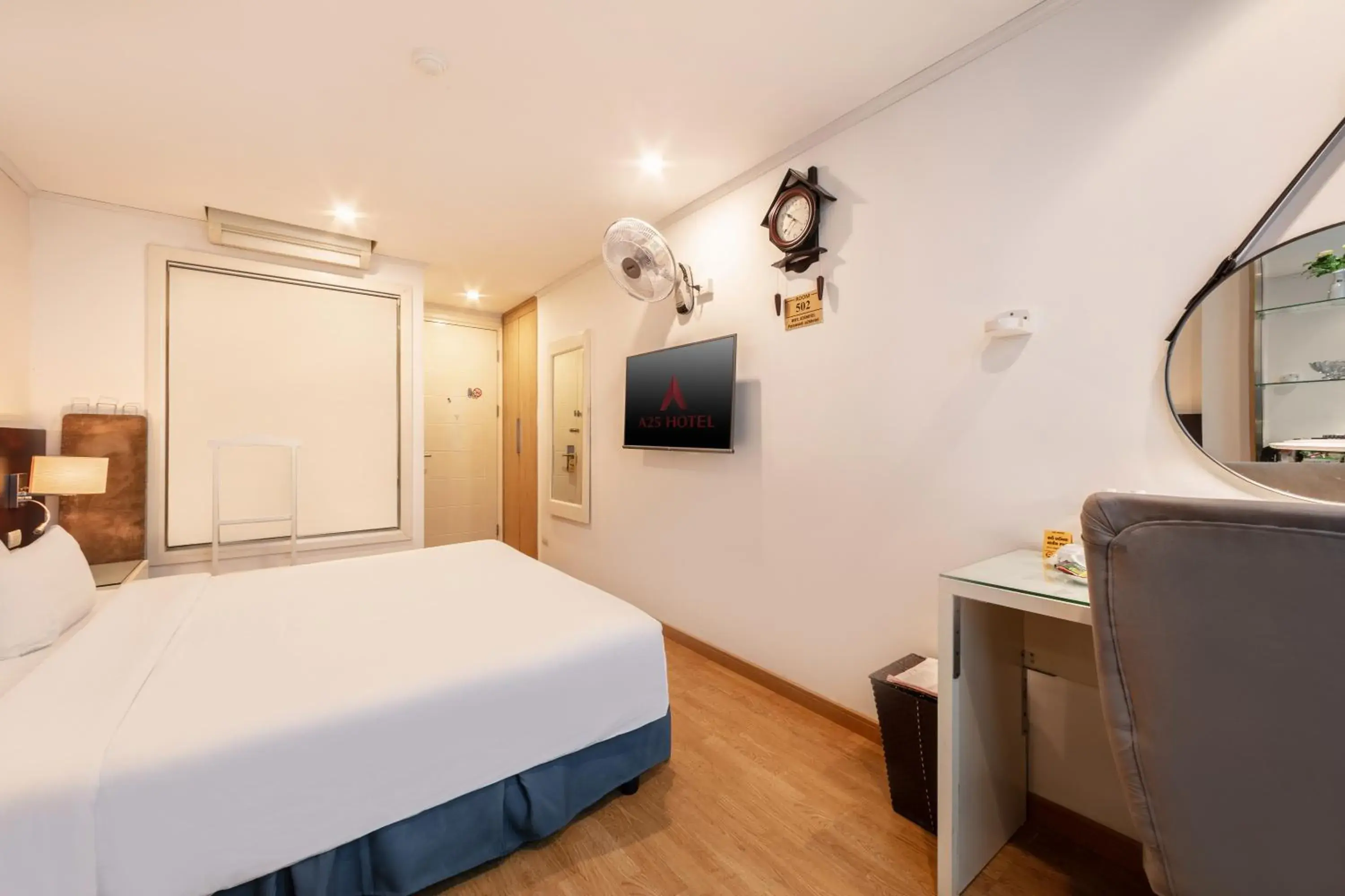 Bed in A25 Hotel - 66 Trần Thái Tông Bed in A25 Hotel - 66 Trần Thái Tông