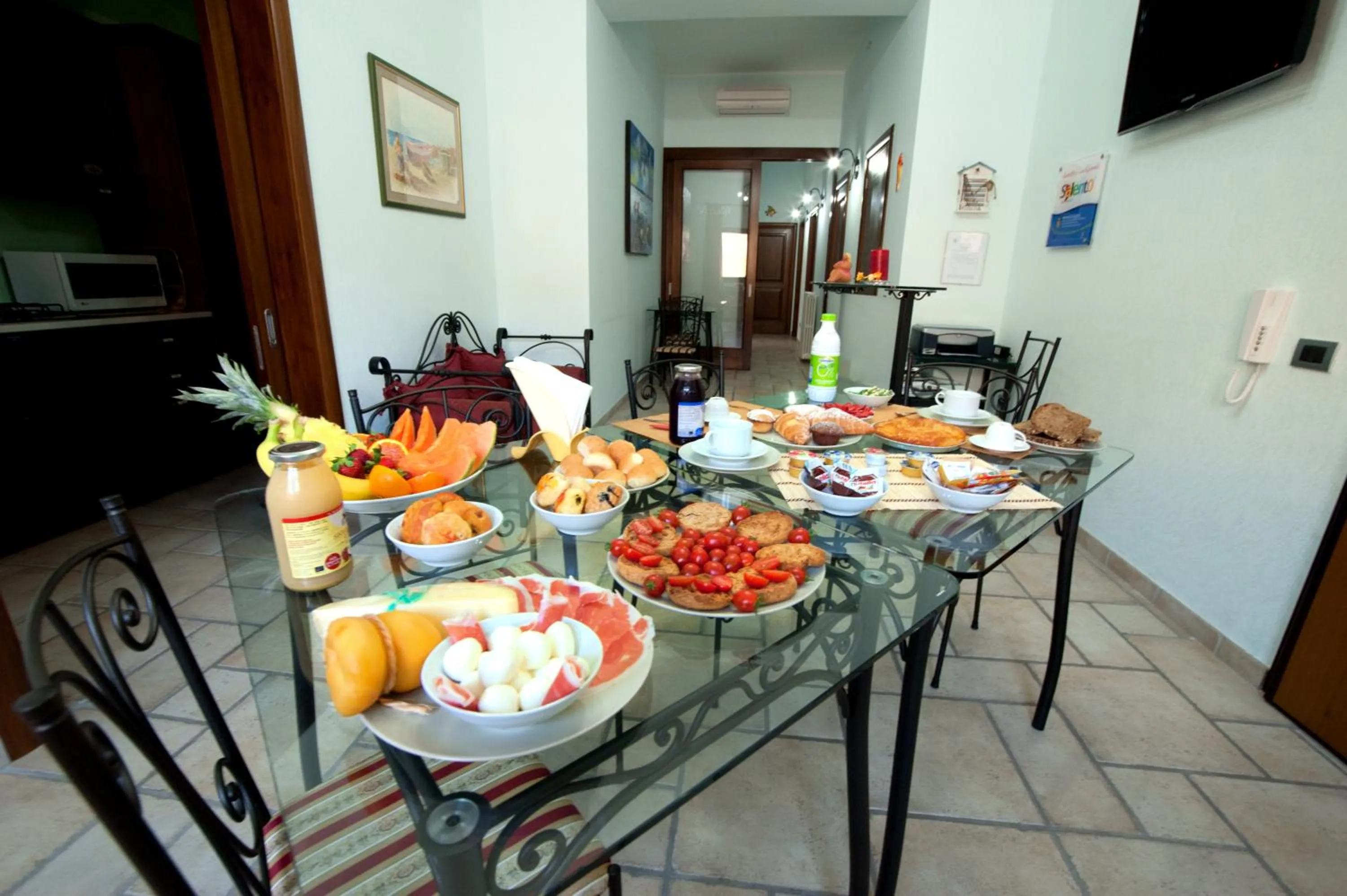 Food and drinks in B&B Anxa