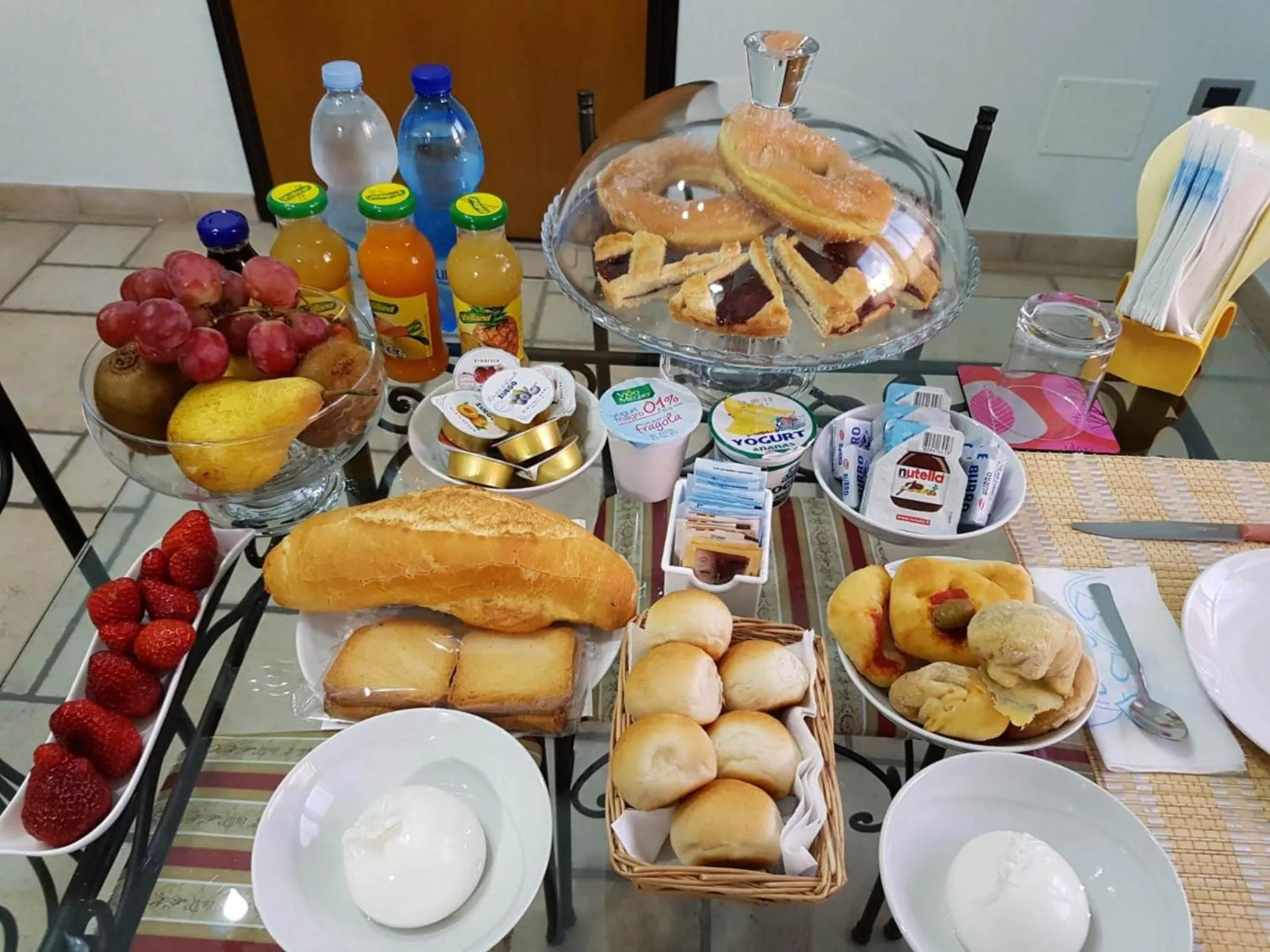 Food and drinks in B&B Anxa