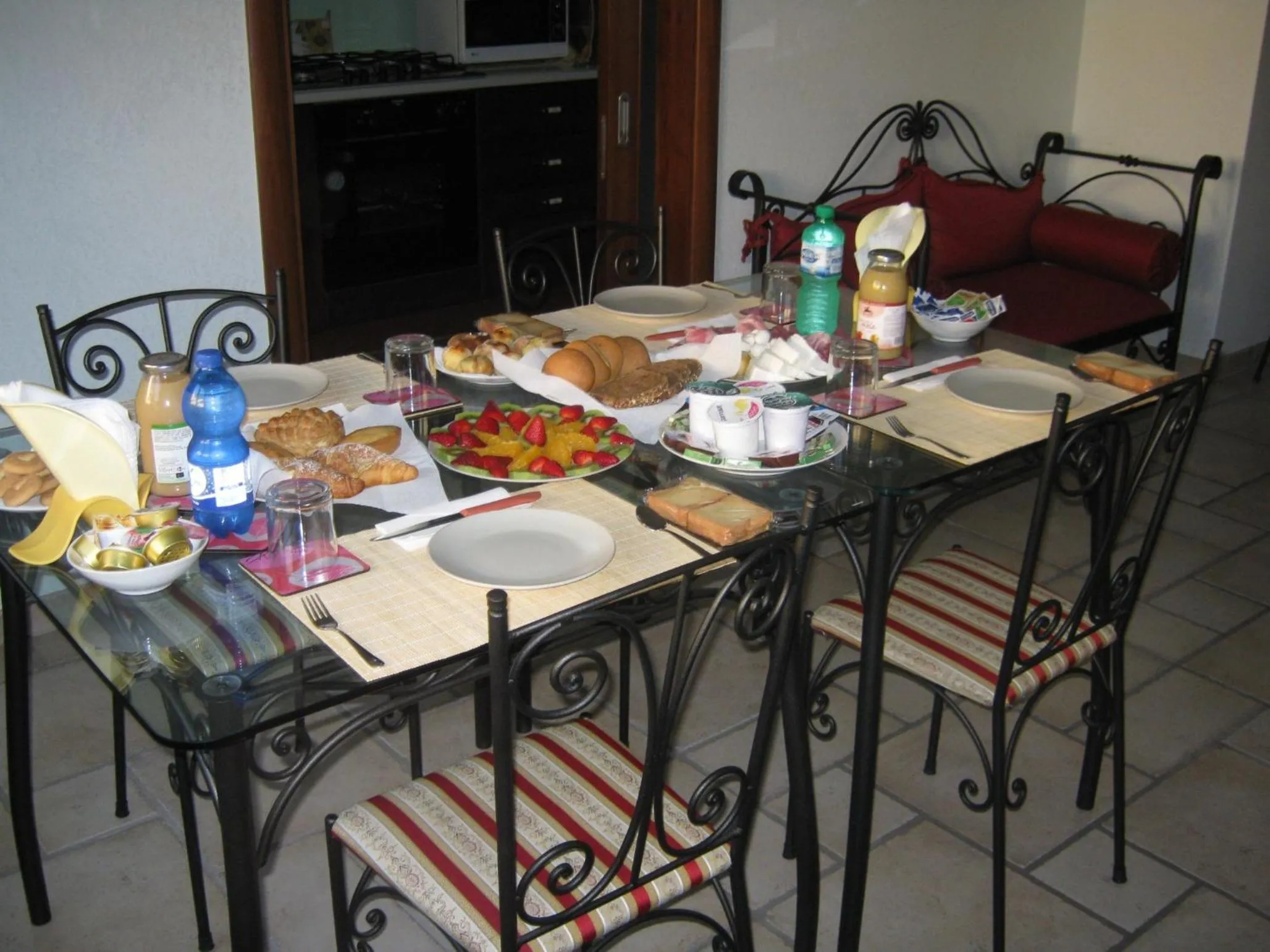 Food and drinks in B&B Anxa