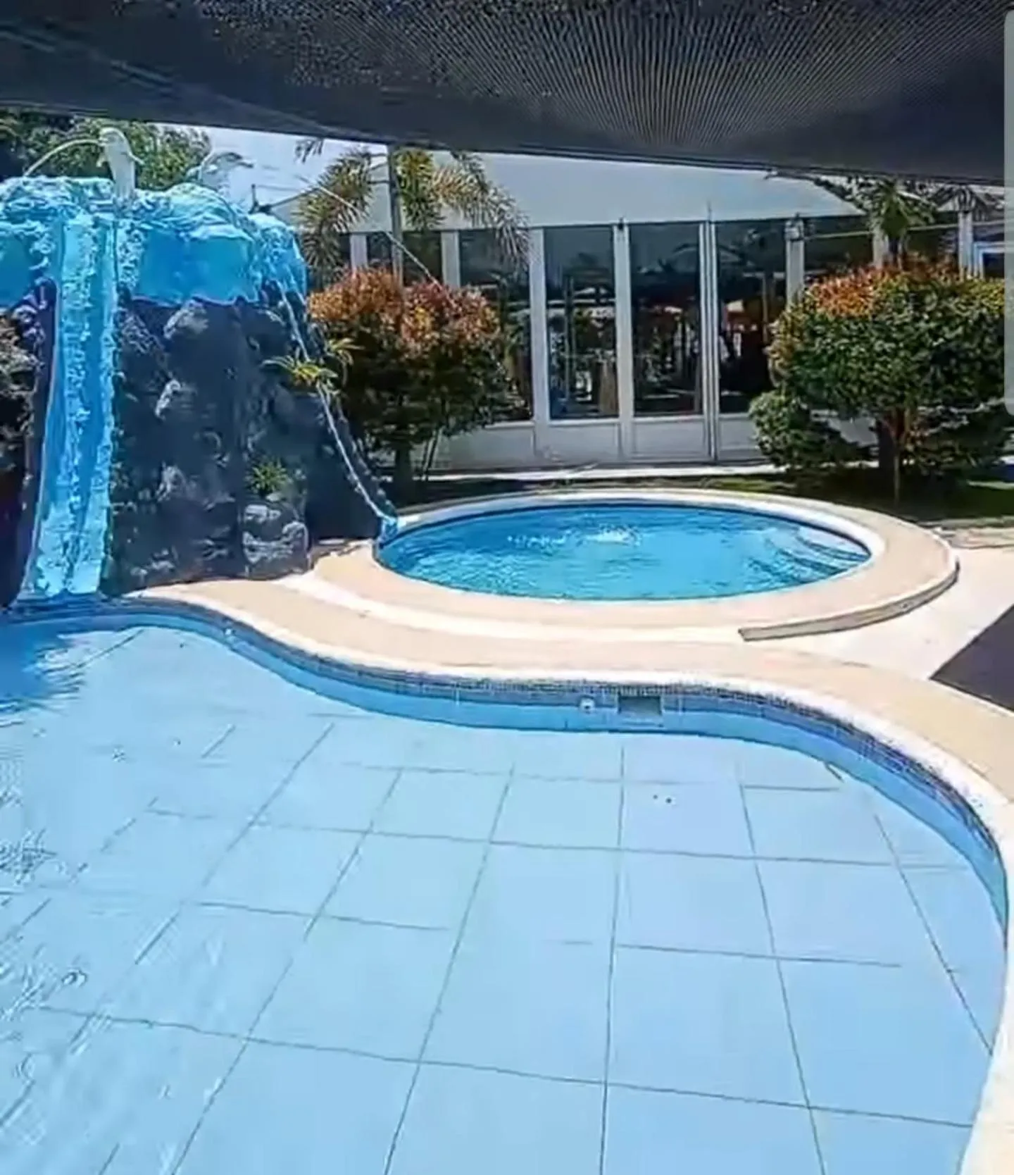 Pool view in BigBlue Waters Resort